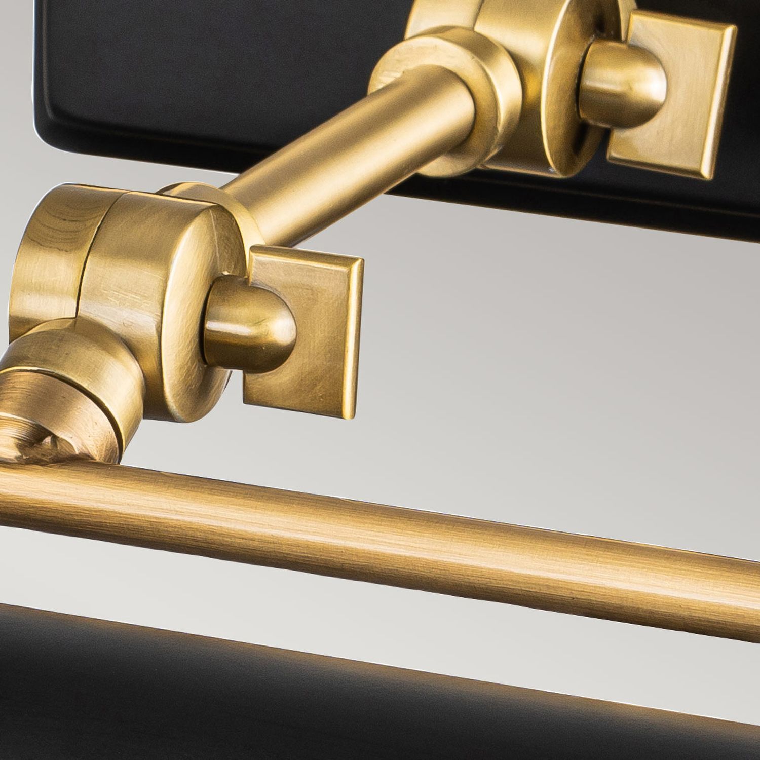 Bilderleuchte Schwarz Messing 44,5 cm Metall verstellbar Bronze, Sinken, Waschbeckenhahn, Griff