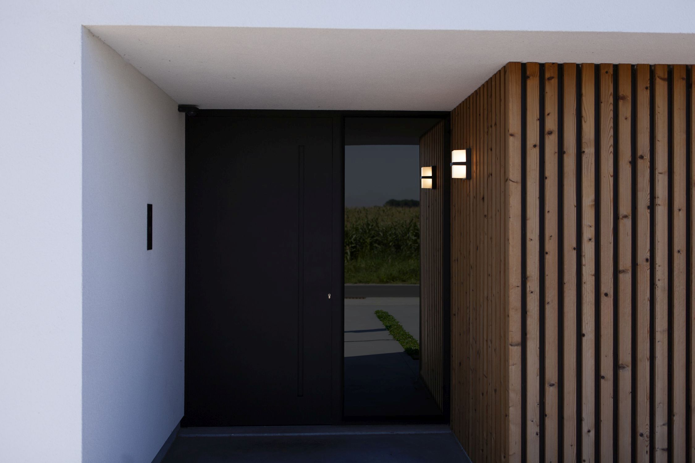Drinnen, Innenarchitektur, Paneele aus Holz