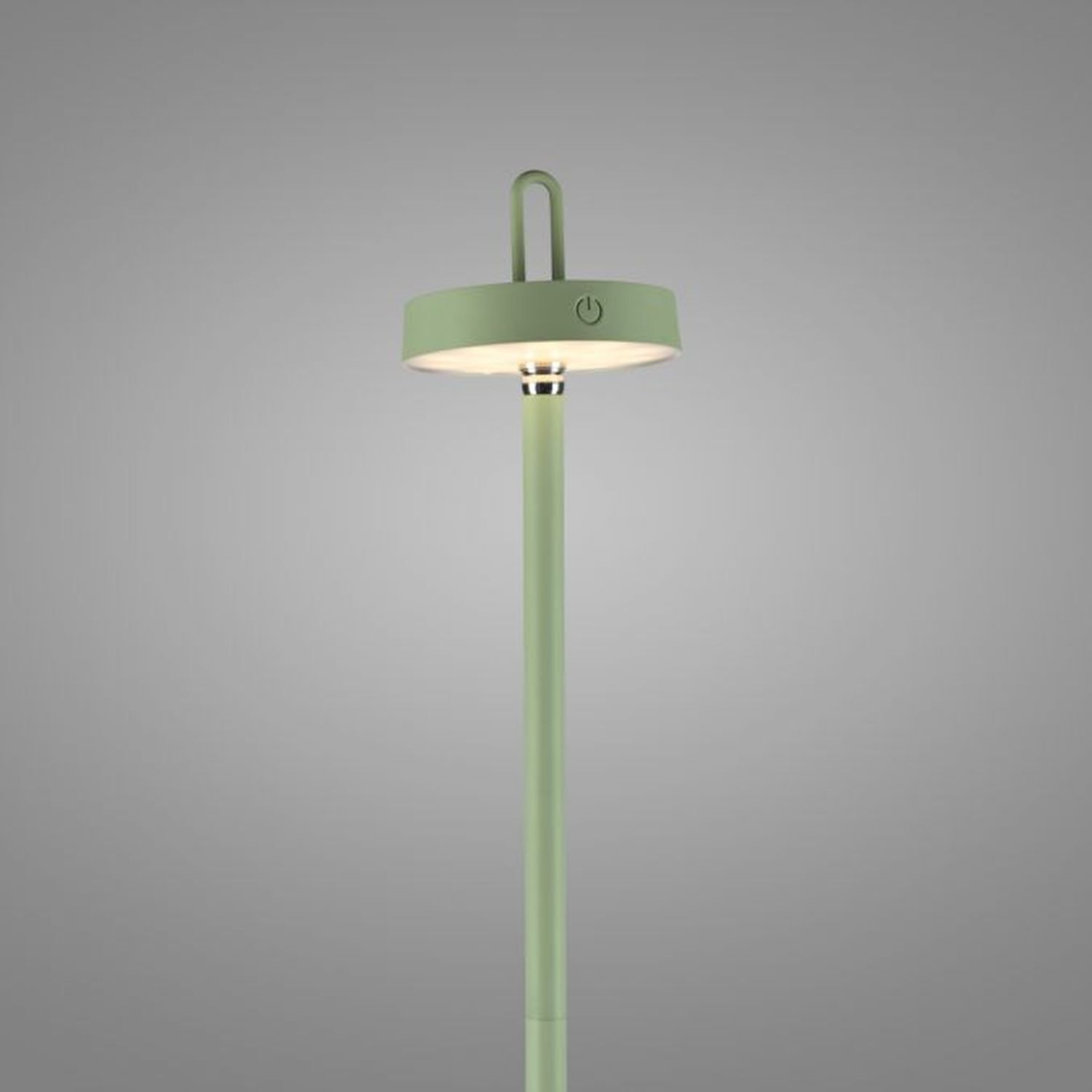 LED Akku Stehleuchte Grün Dimmer Touch IP44 125,2 cm Lampe