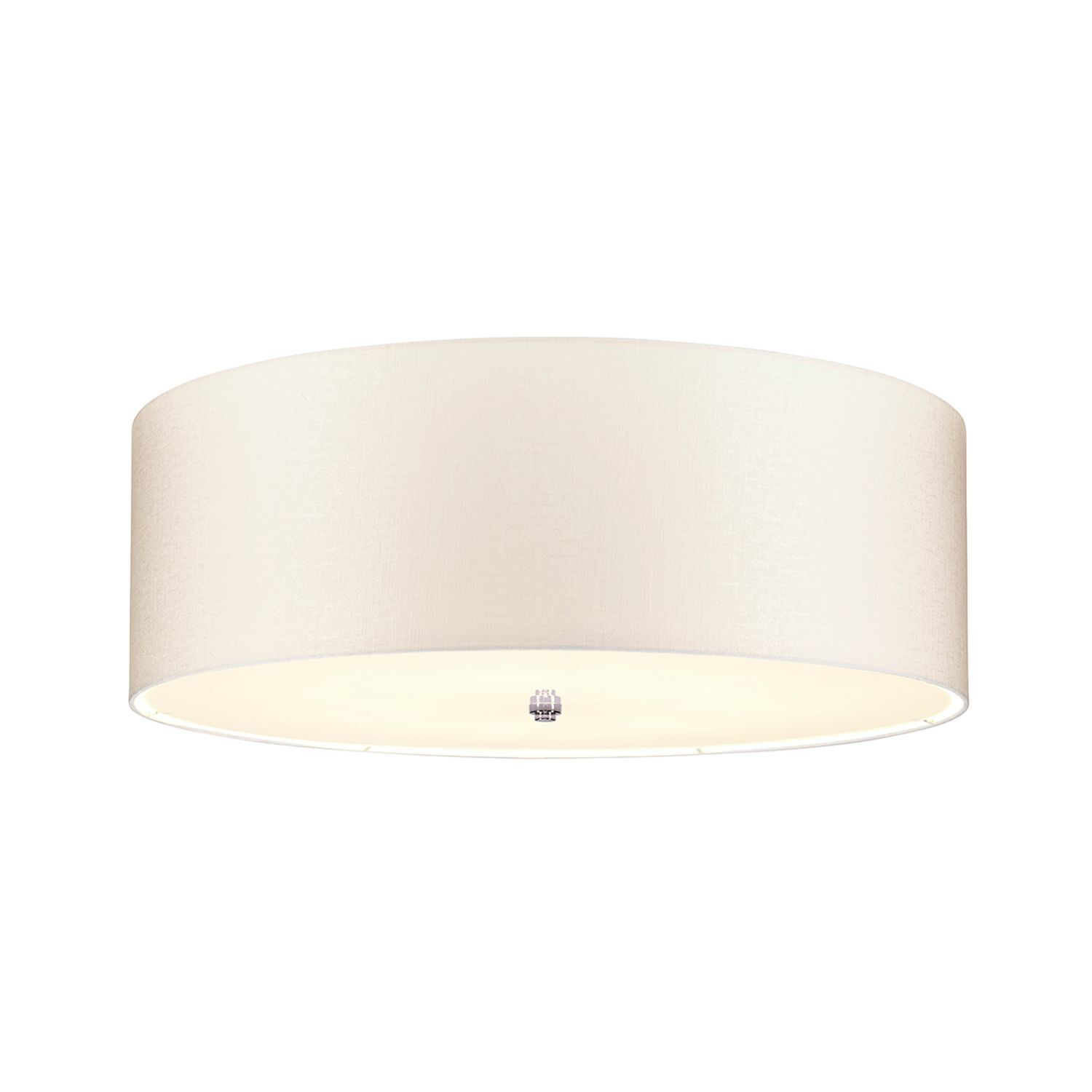 Deckenlampe Schlafzimmer Wohnzimmer Creme Chrom