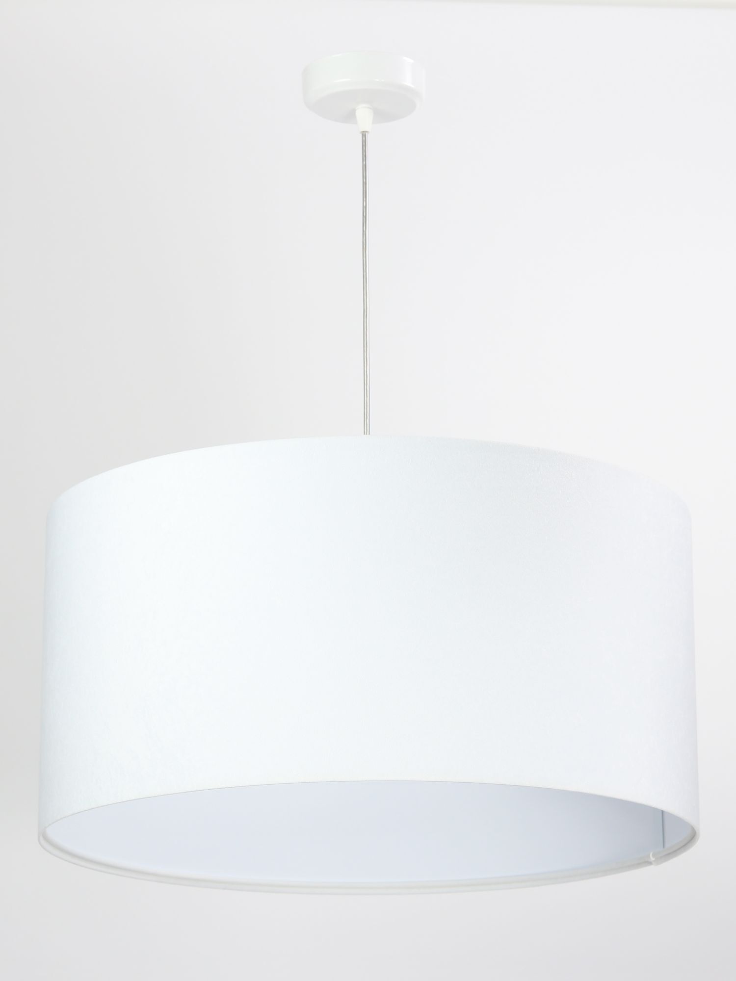 Hängeleuchte Esstisch Weiß Stoff Wohnzimmer Deckenleuchte, Lampe