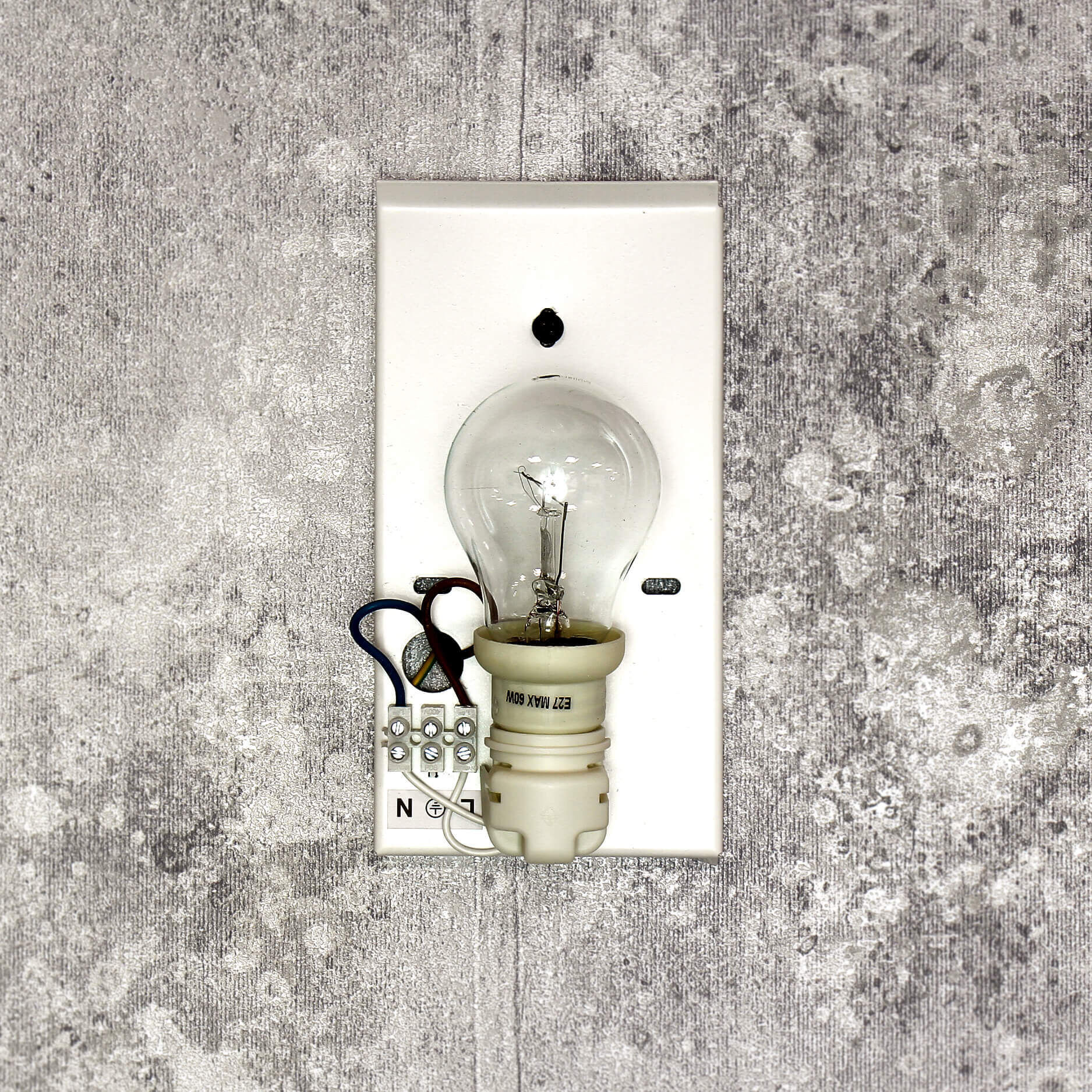 Loft Wandleuchte Stoff Schirm Pink halbrund E27 ALICE Licht