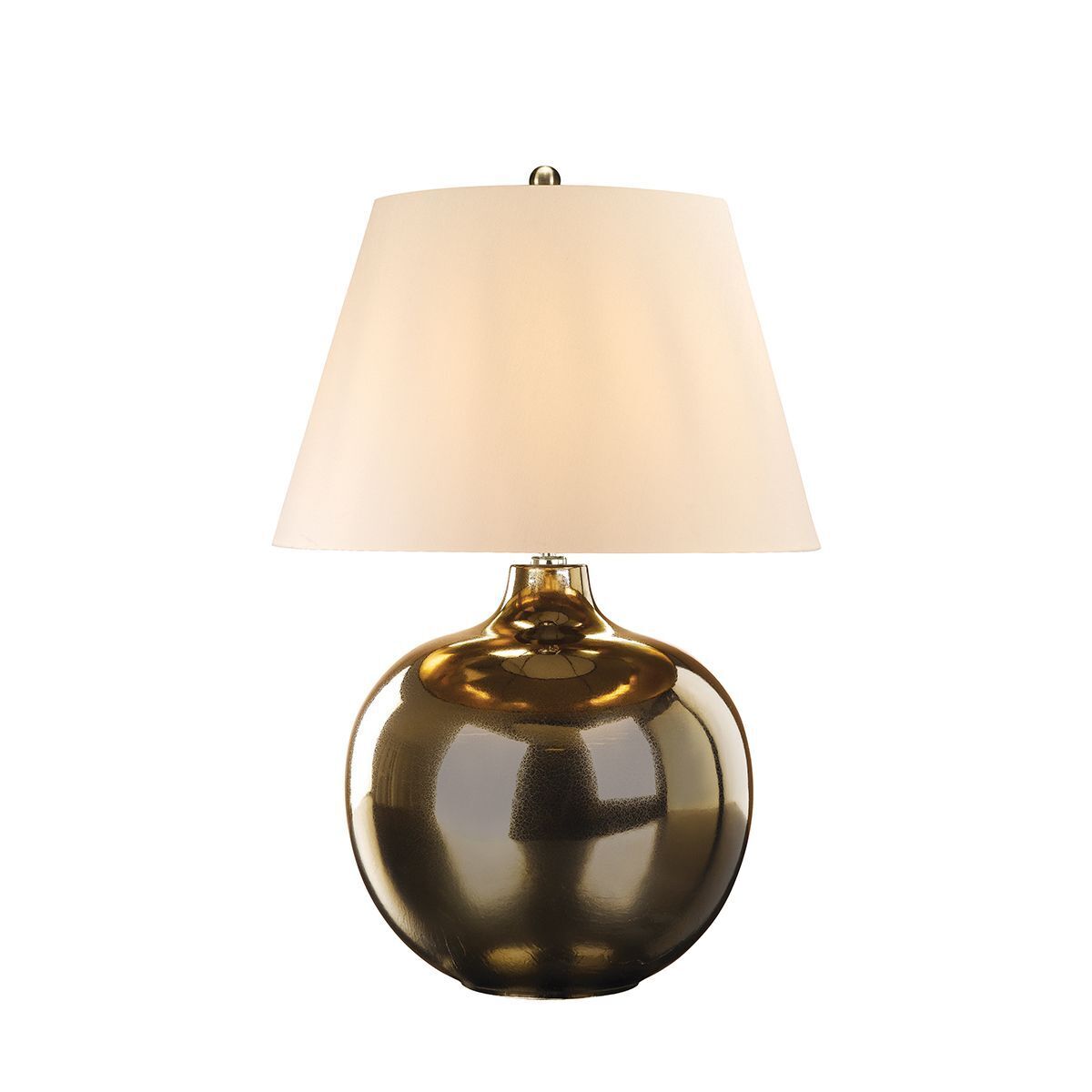 Große Tischlampe in Bronze Elfenbein 71 cm Klassisch E27