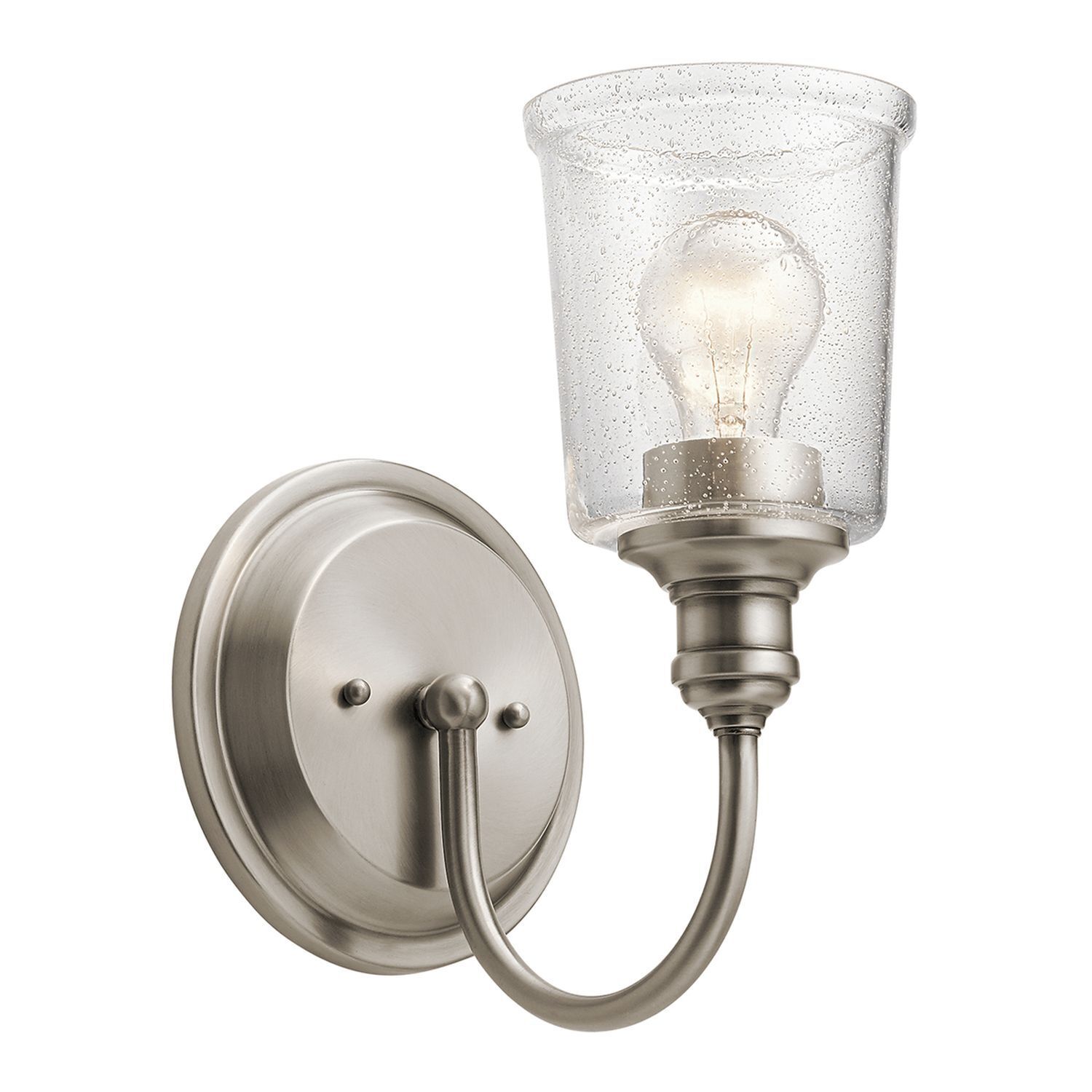 Wandlampe Glas Metall Jugendstil E27 LIODA
