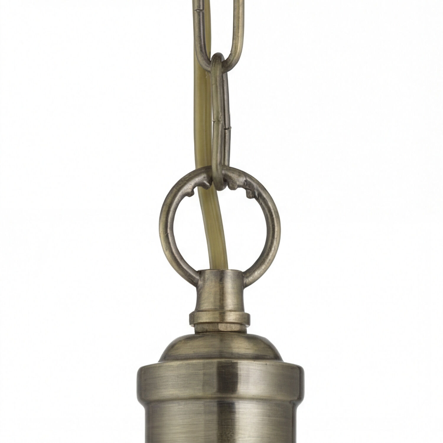 Hängelampe, Metall, Kette, Bronze, Kugel