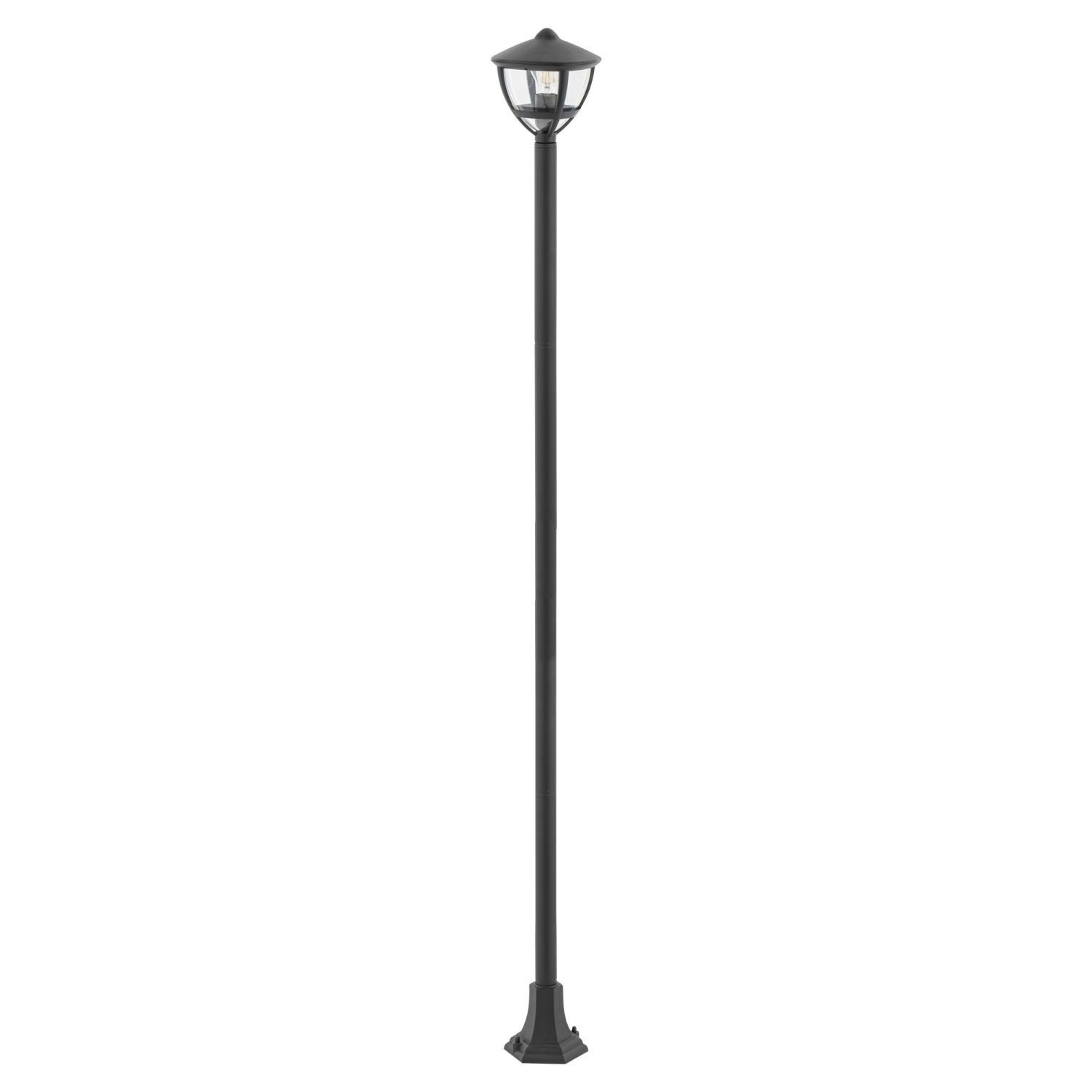 Außenlampe IP44 Schwarz E27 200 cm Aluminium Modern