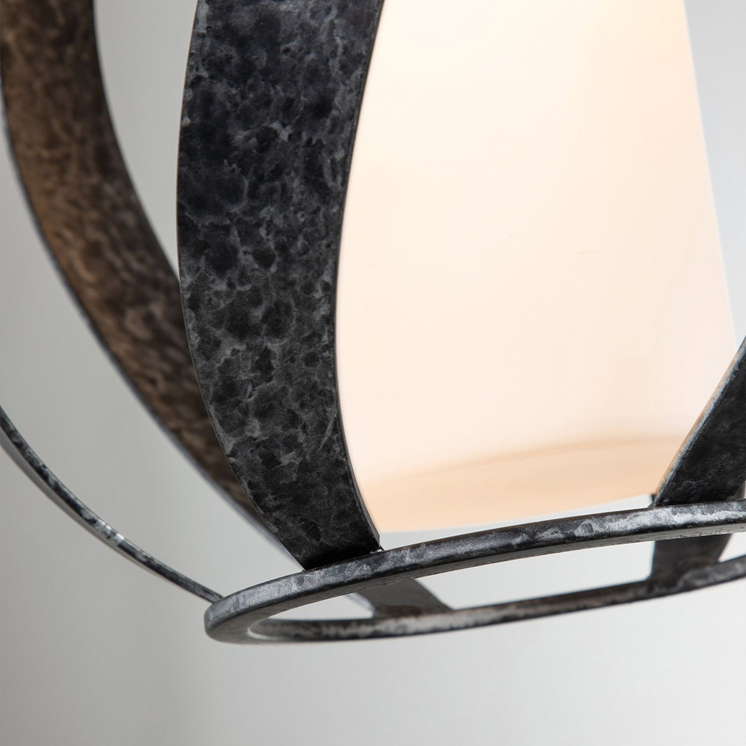Außenwandlampe Metall Glas E27 IP44 H: 28,2 cm dekorativ