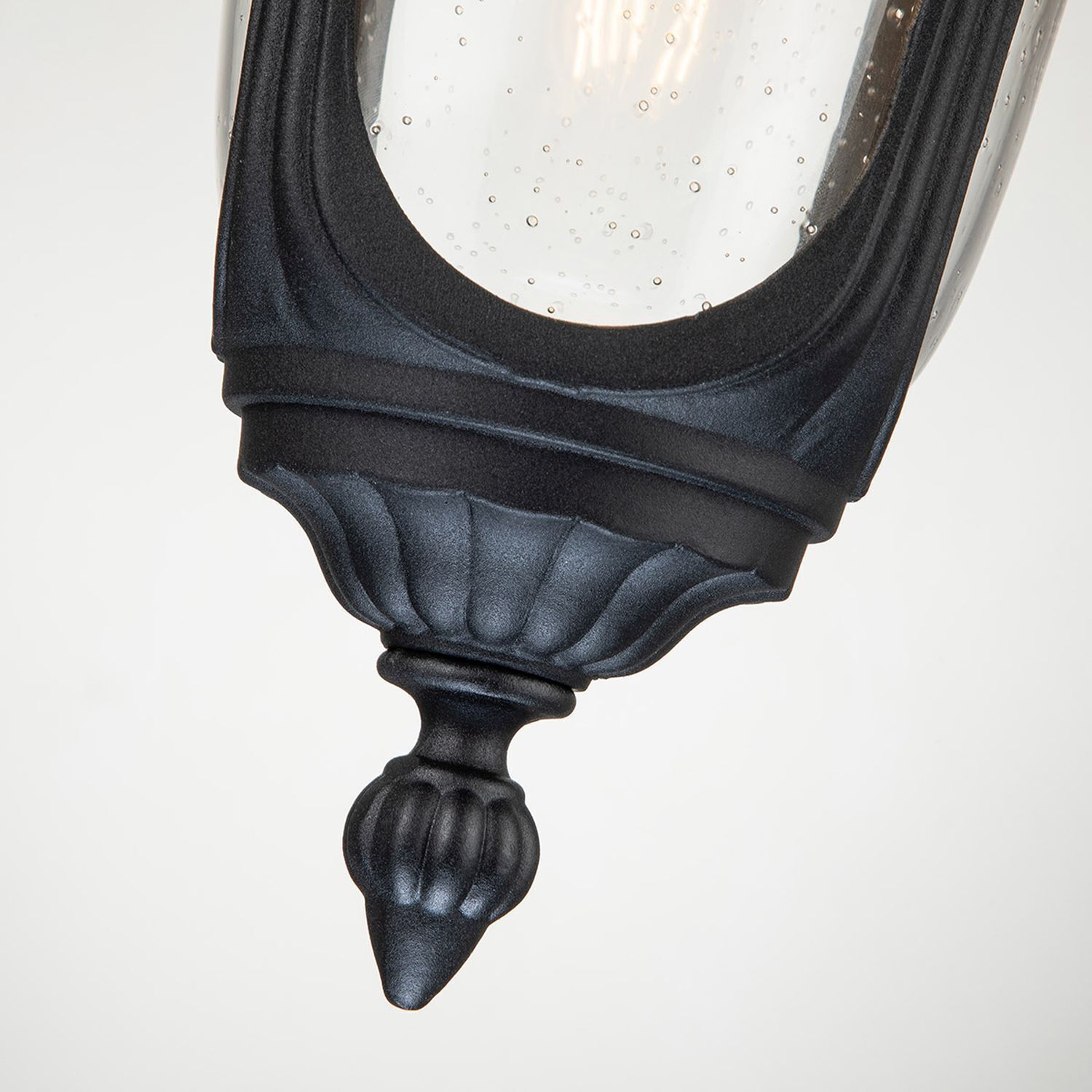 Pendelleuchte außen IP44 B: 23,5 cm Schwarz Vintage Lampe