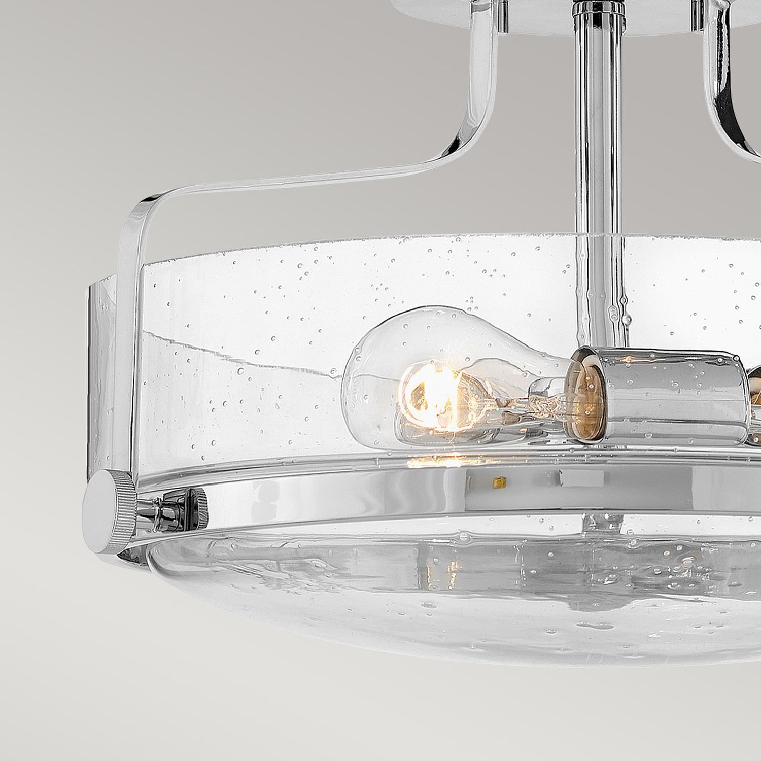 Chandelier, Crystal, Glas, LED-Birne, Chromoberfläche