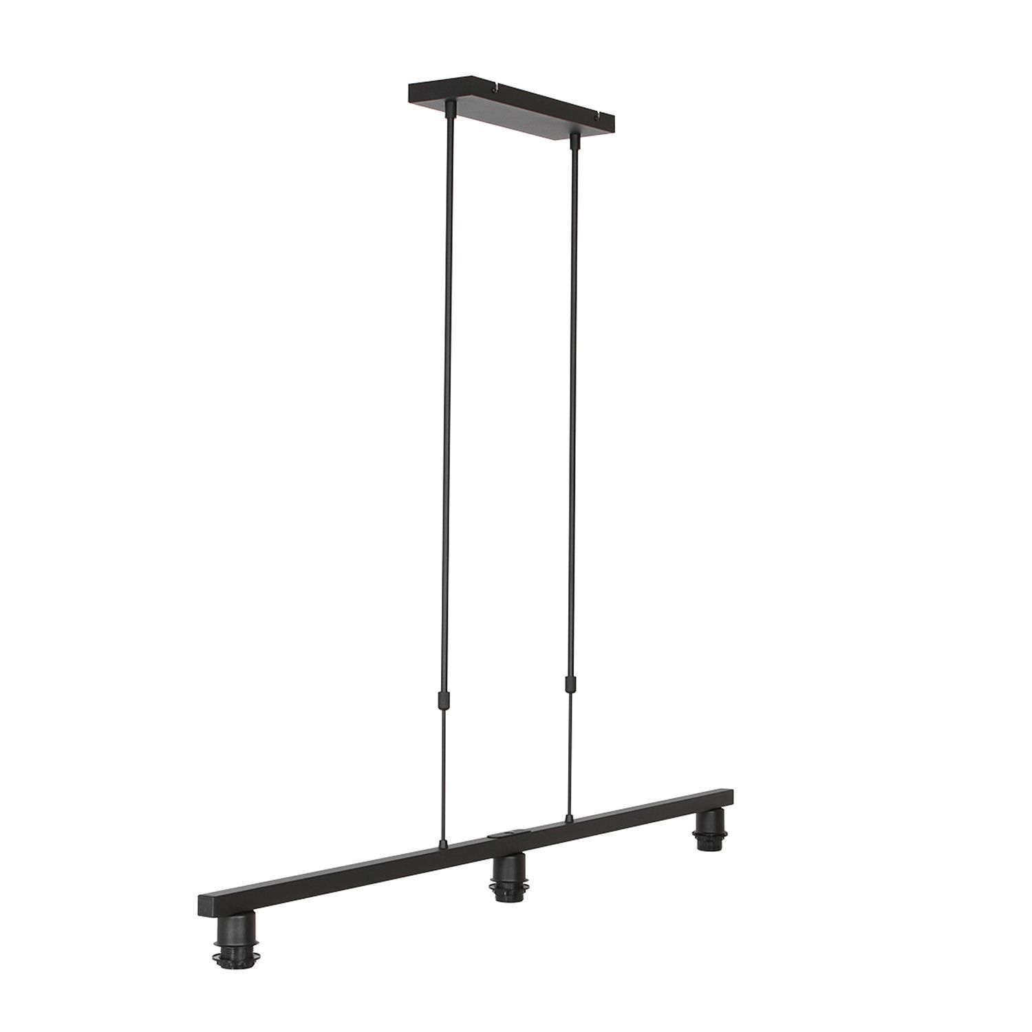 Gemütliche Hängelampe Schwarz Blau Metall Stoff 140 cm