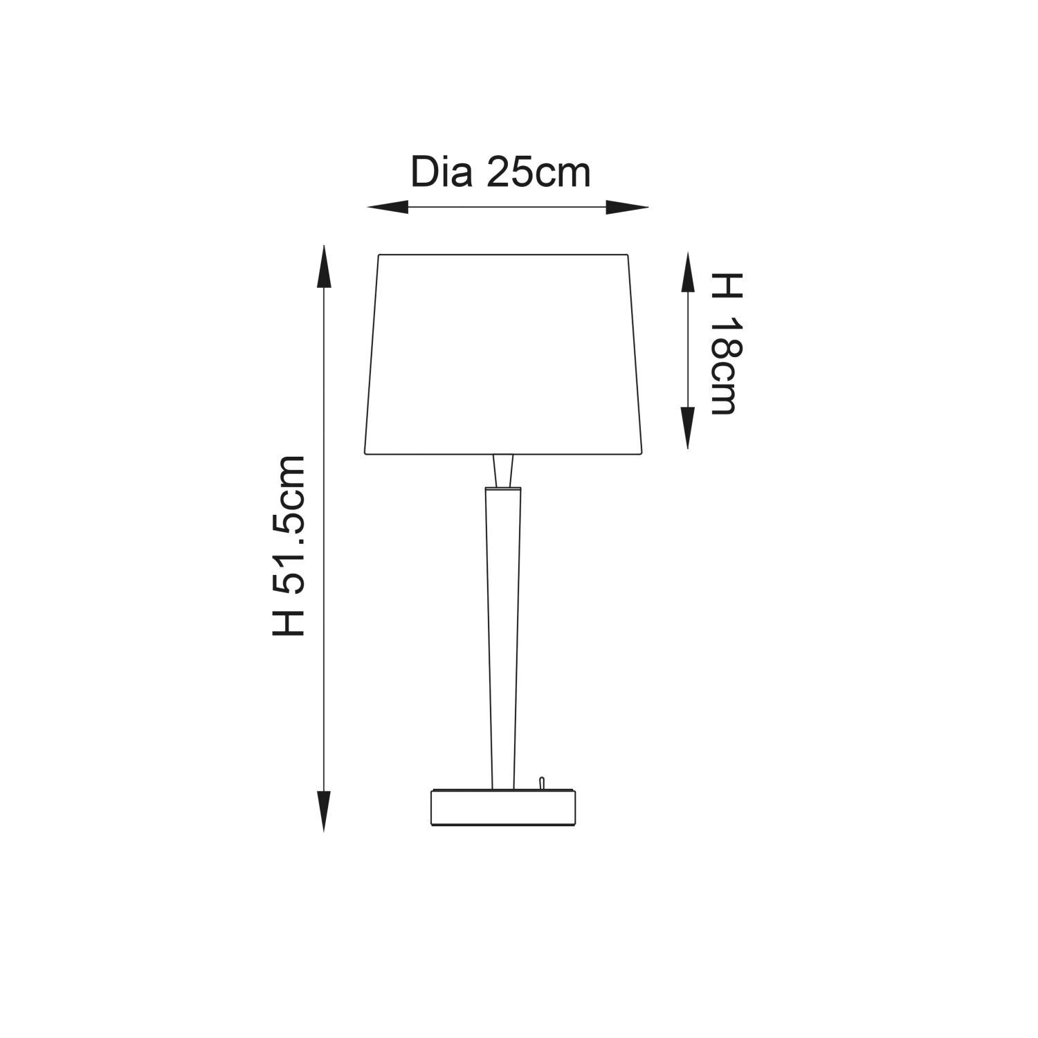 Tischleuchte Stoff Metall 51,5 cm in Nickel Beige E14 FELIX