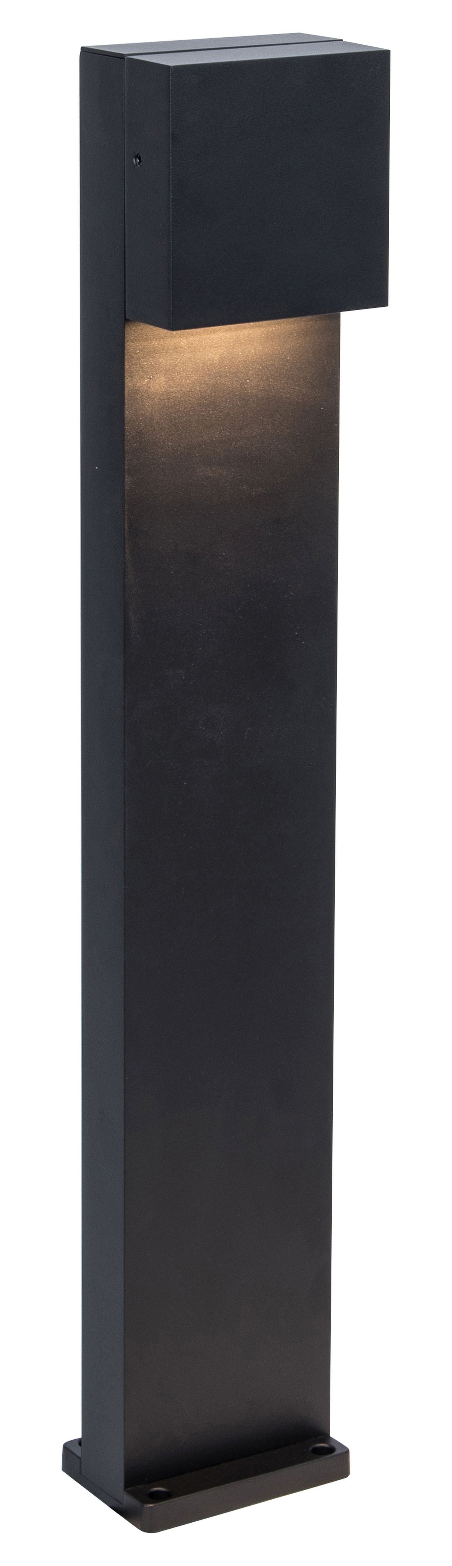 LED Stehlampe außen Schwarz IP54 10 W 65 cm Aluminium