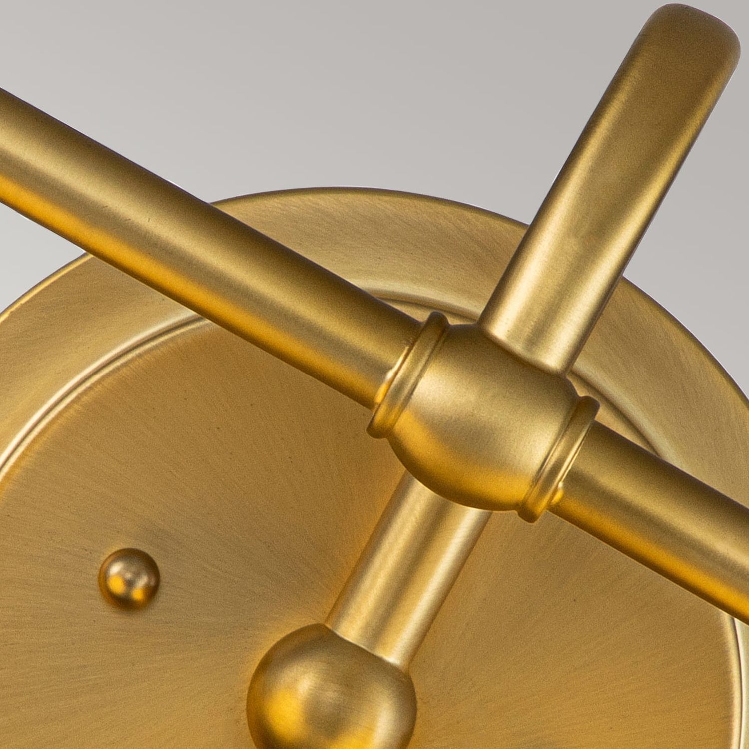 Wandlampe Bad Metall Glas 40,6 cm breit IP44 mit 2x G9 LED