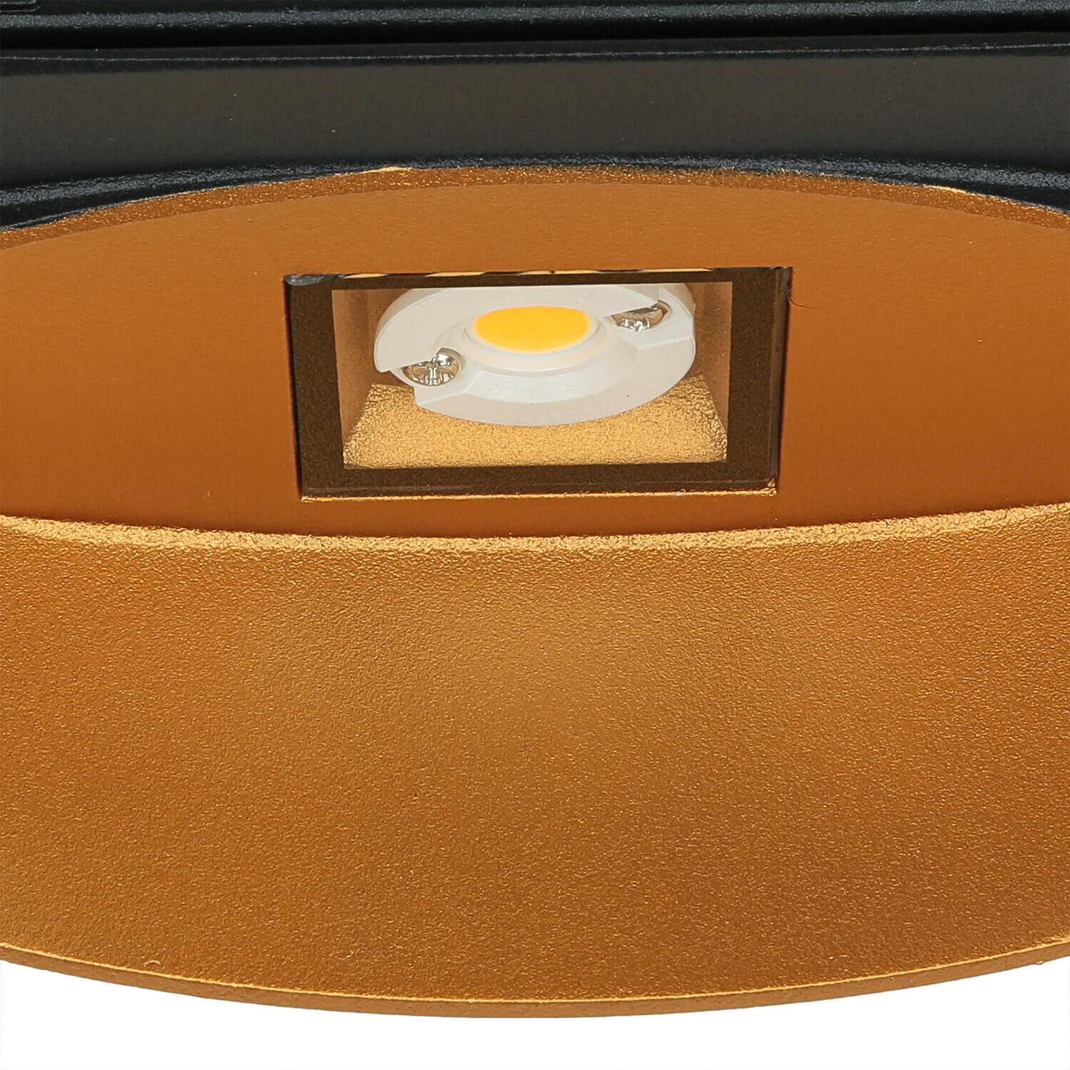 LED Außenwandlampe Up Down in Gold Schwarz IP54 5W Zubehor, Klebeband