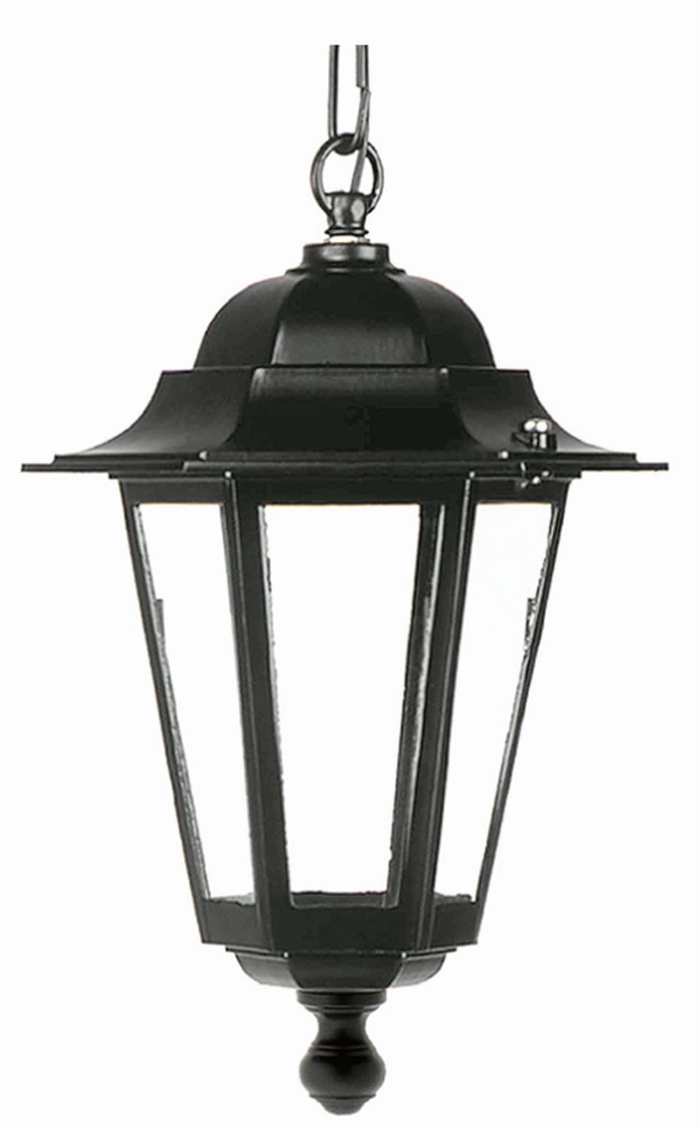 Rustikale Außenlampe HYSAIA Schwarz IP44 E27 elegant