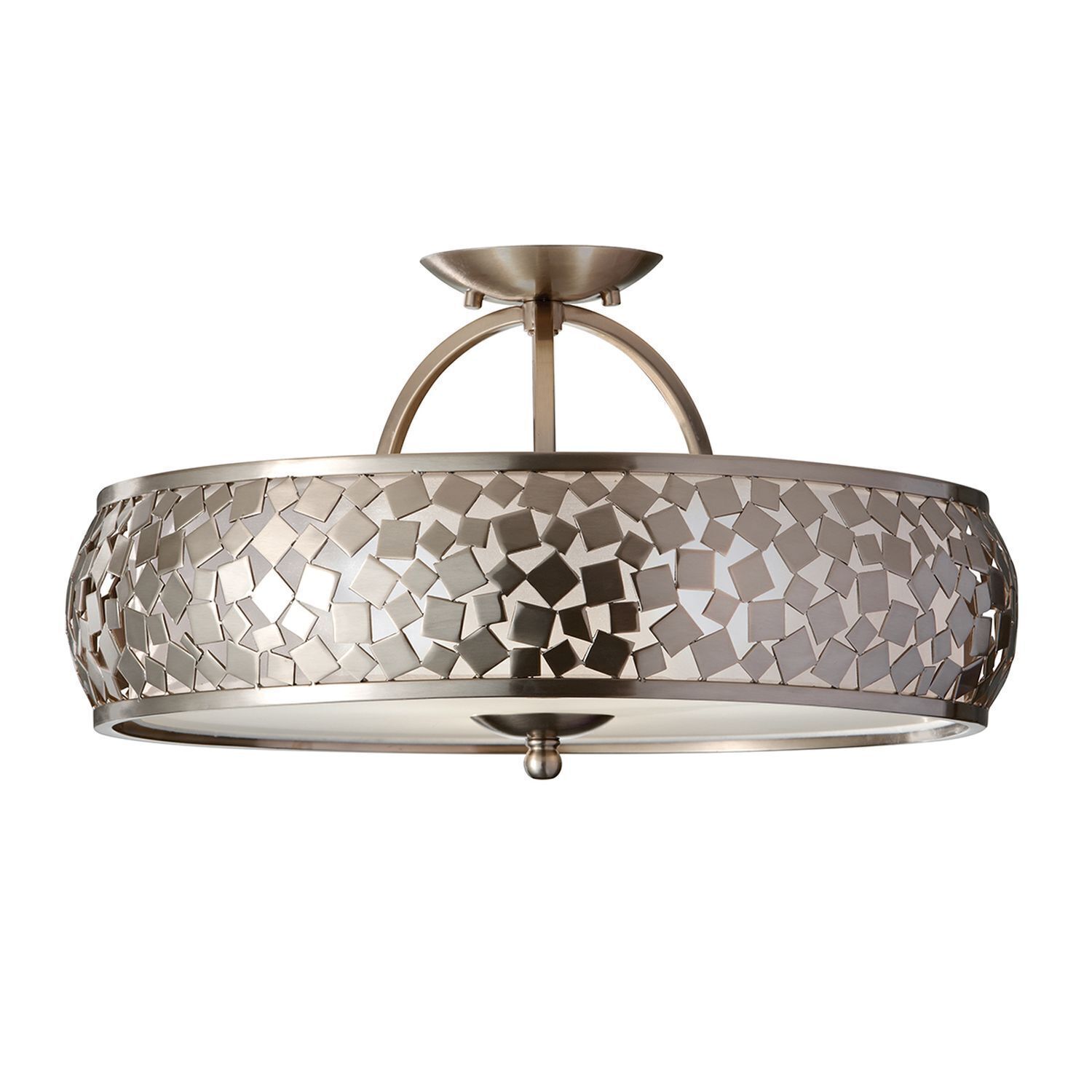 Massive Deckenlampe Alrakis In Stahl – 3x E14, Inklusive Leuchtmittel, Energieeffizienzklasse A