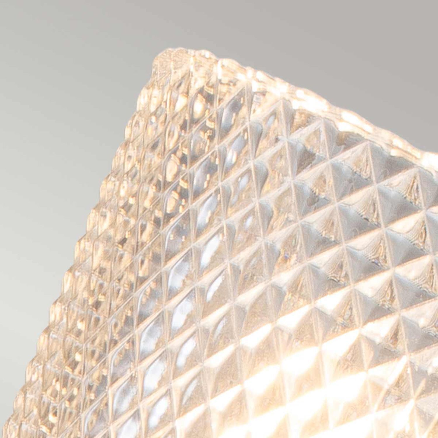 Wandleuchte Bad LED G9 IP44 50,6 cm hoch Messing Glas 3000 K