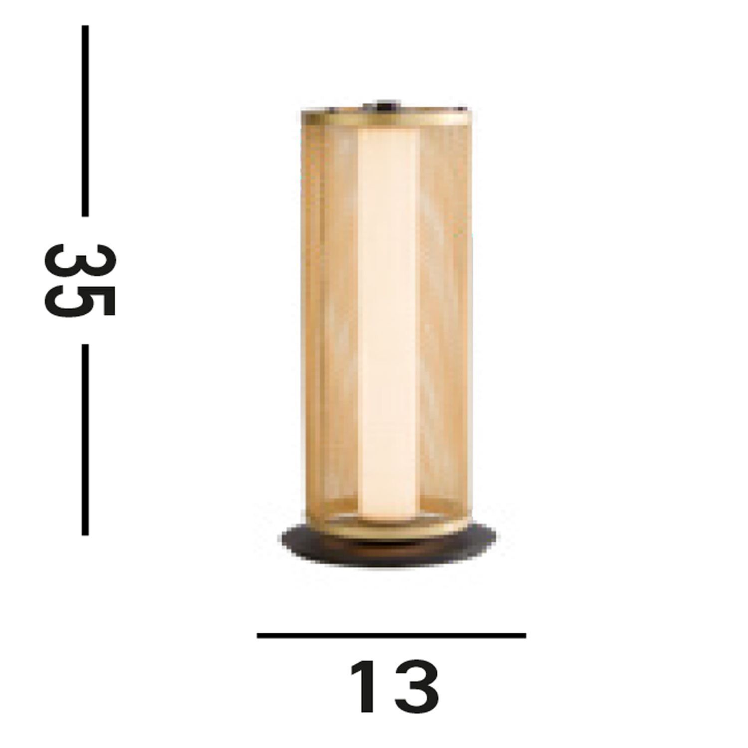 Dimmbare LED Tischlampe Metall mit Touch 35 cm tall lamp, golden lamp, table lamp, gold finish, ambient light