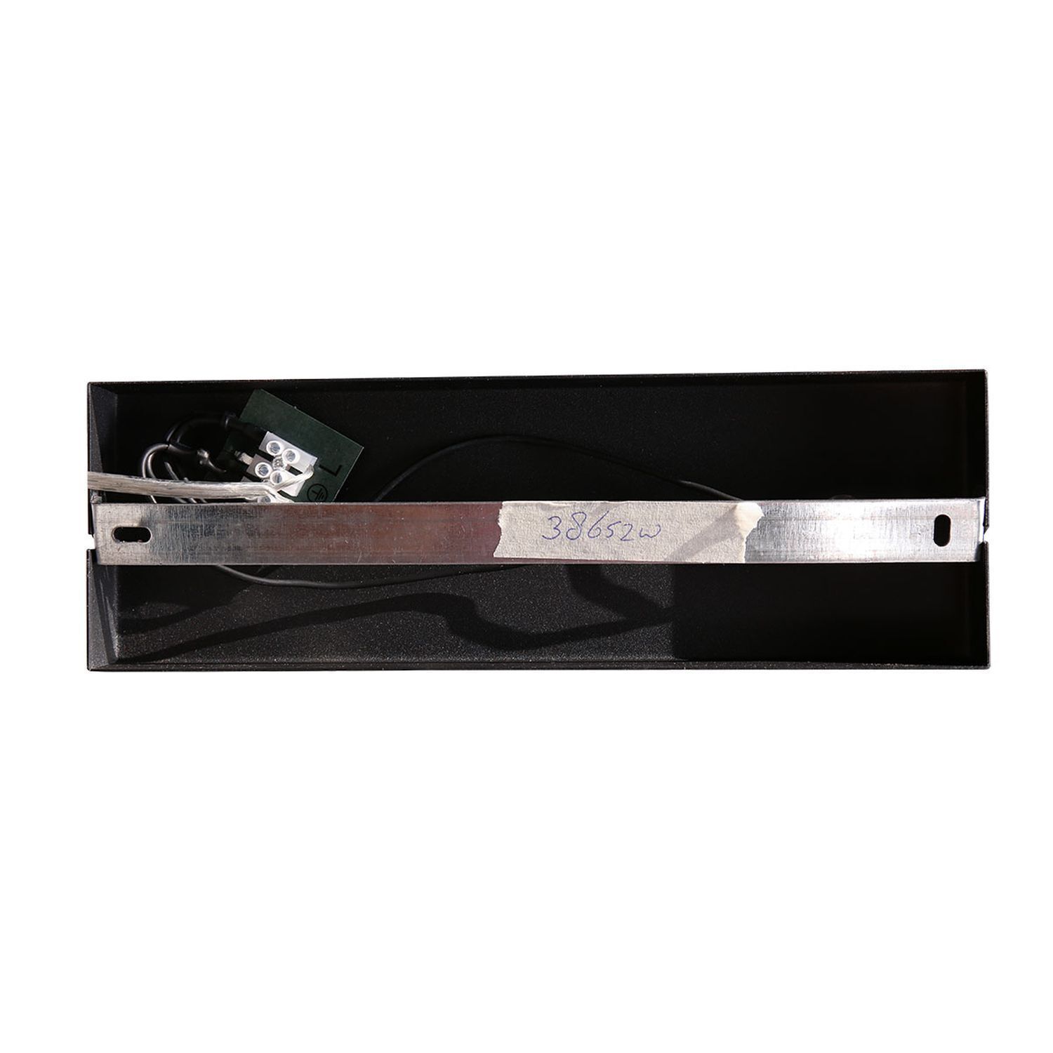 Stilvoller Deckenstrahler Schwarz Rauchgrau E27 L:40 cm