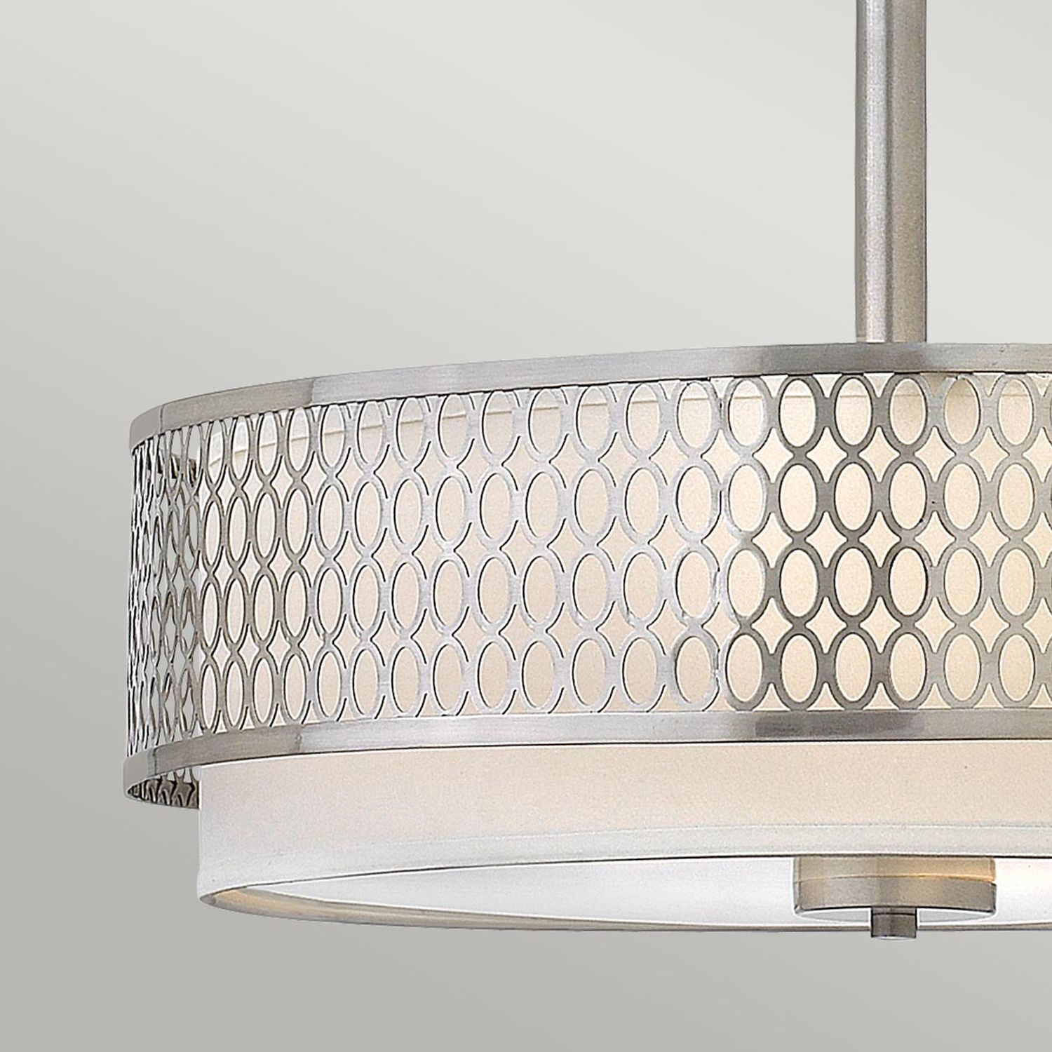 Hängelampe rund Ø 53,4 cm höhenverstellbar blendarm