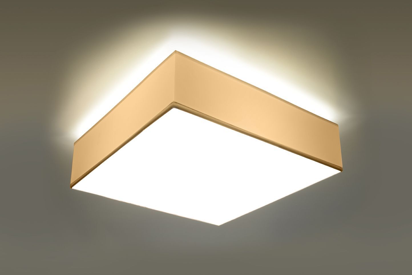 Deckenleuchte Modern 55 cm breit Weiß quadratisch