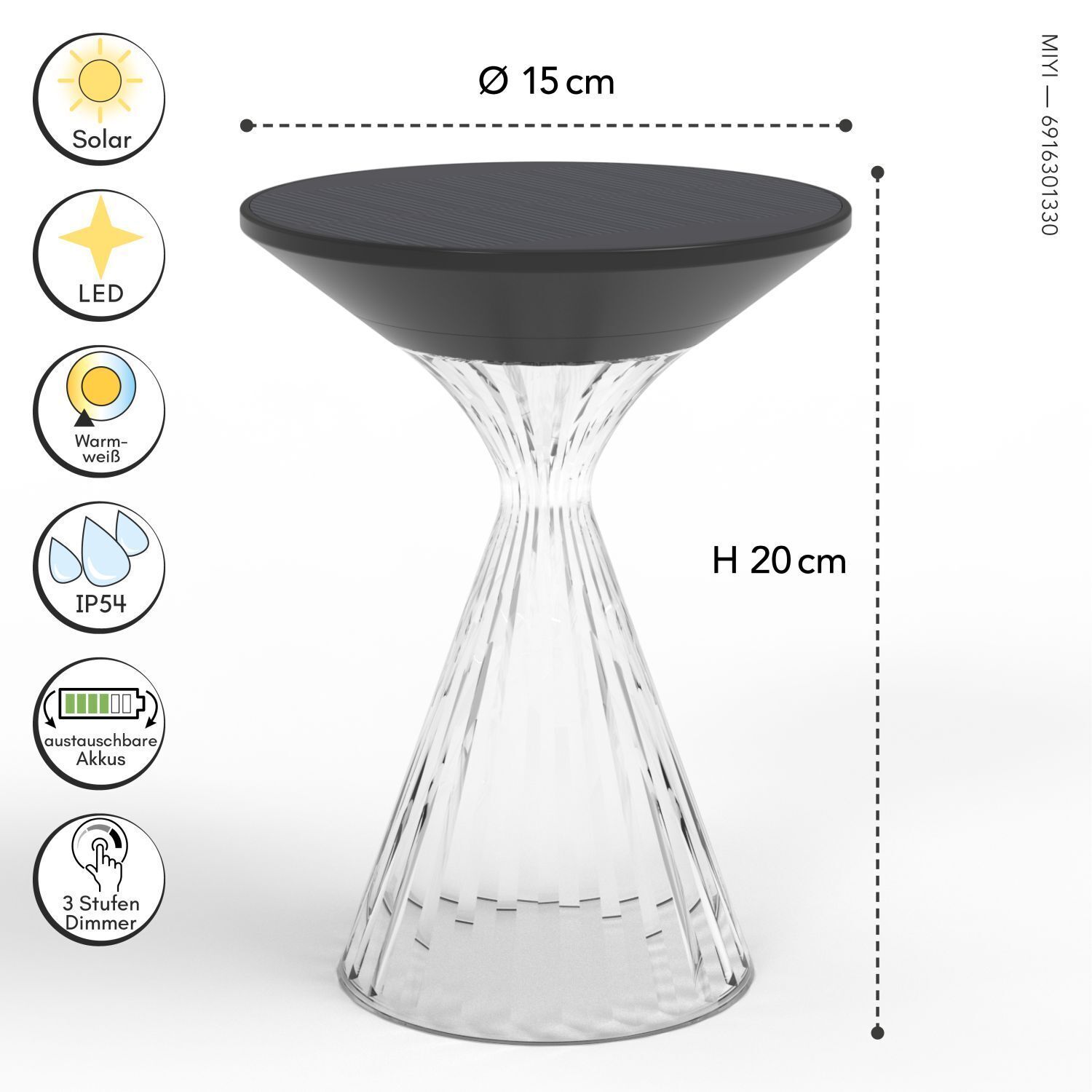 Moebel, Tabelle, Esstisch, Glas, Töpferei
