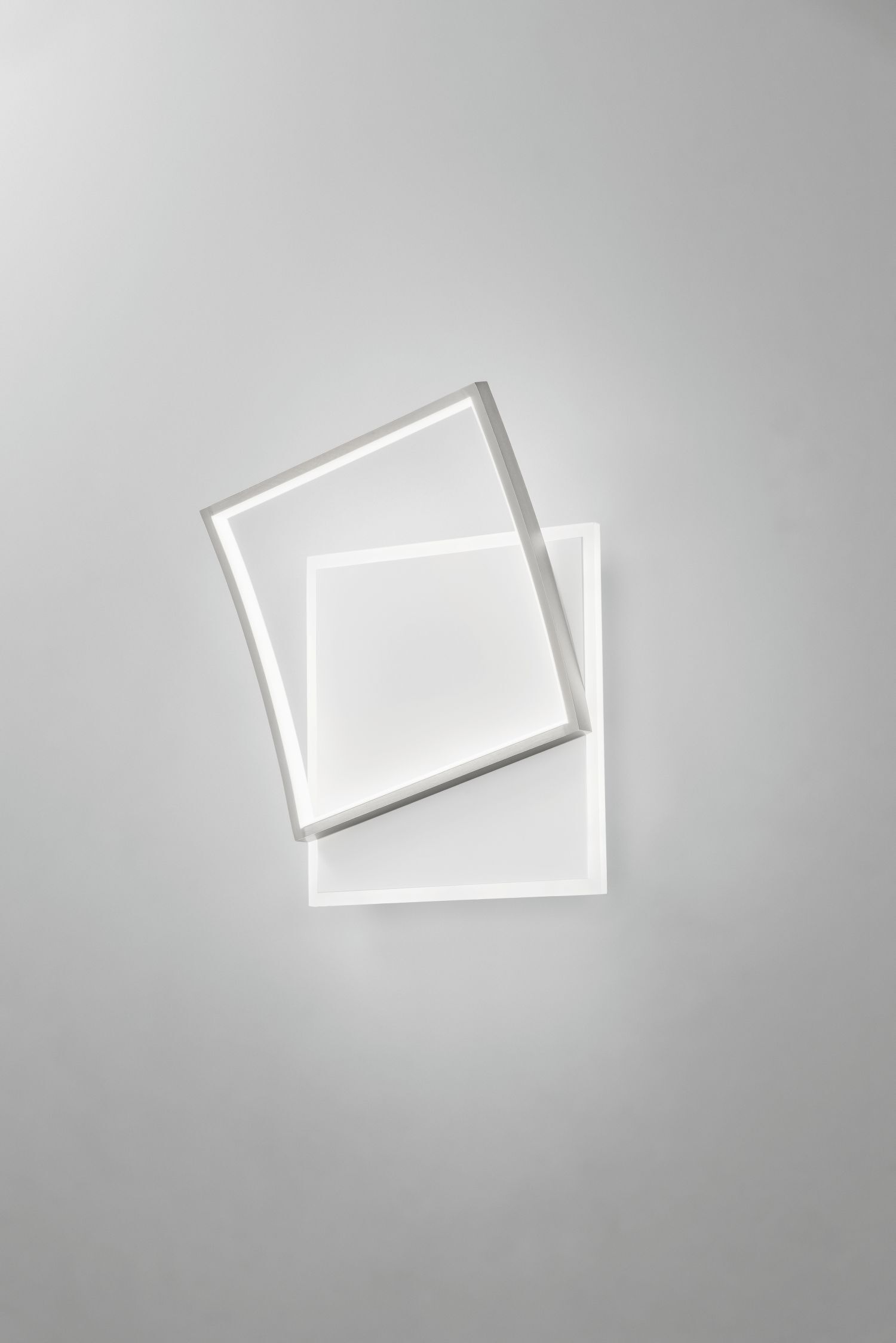 LED Deckenleuchte Weiß Silber 40 W 4800 lm L:42 cm