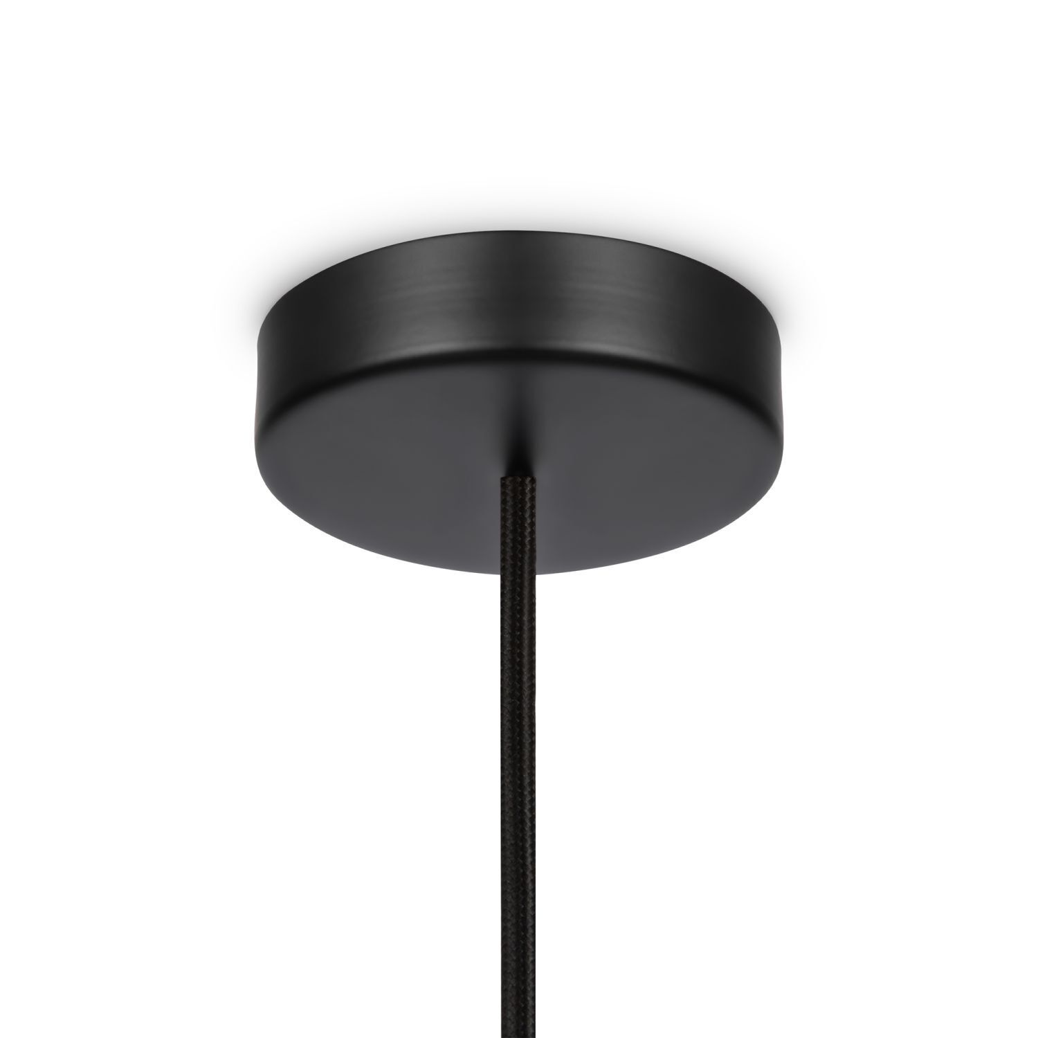 Pendelleuchte Metall Glas rund D: 8 cm H: max. 232 cm