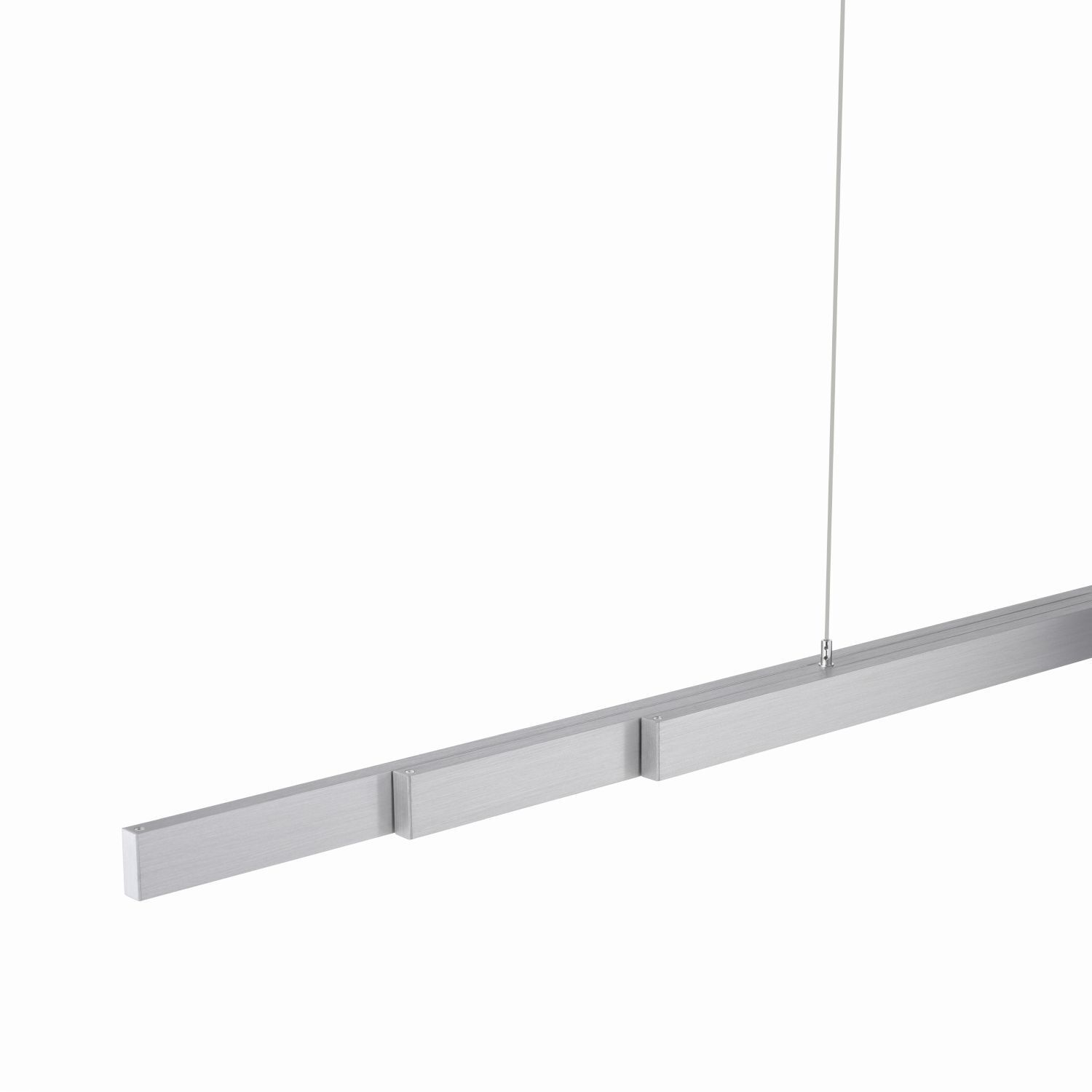 LED Pendelleuchte in Aluminium 13 W 165 cm länglich