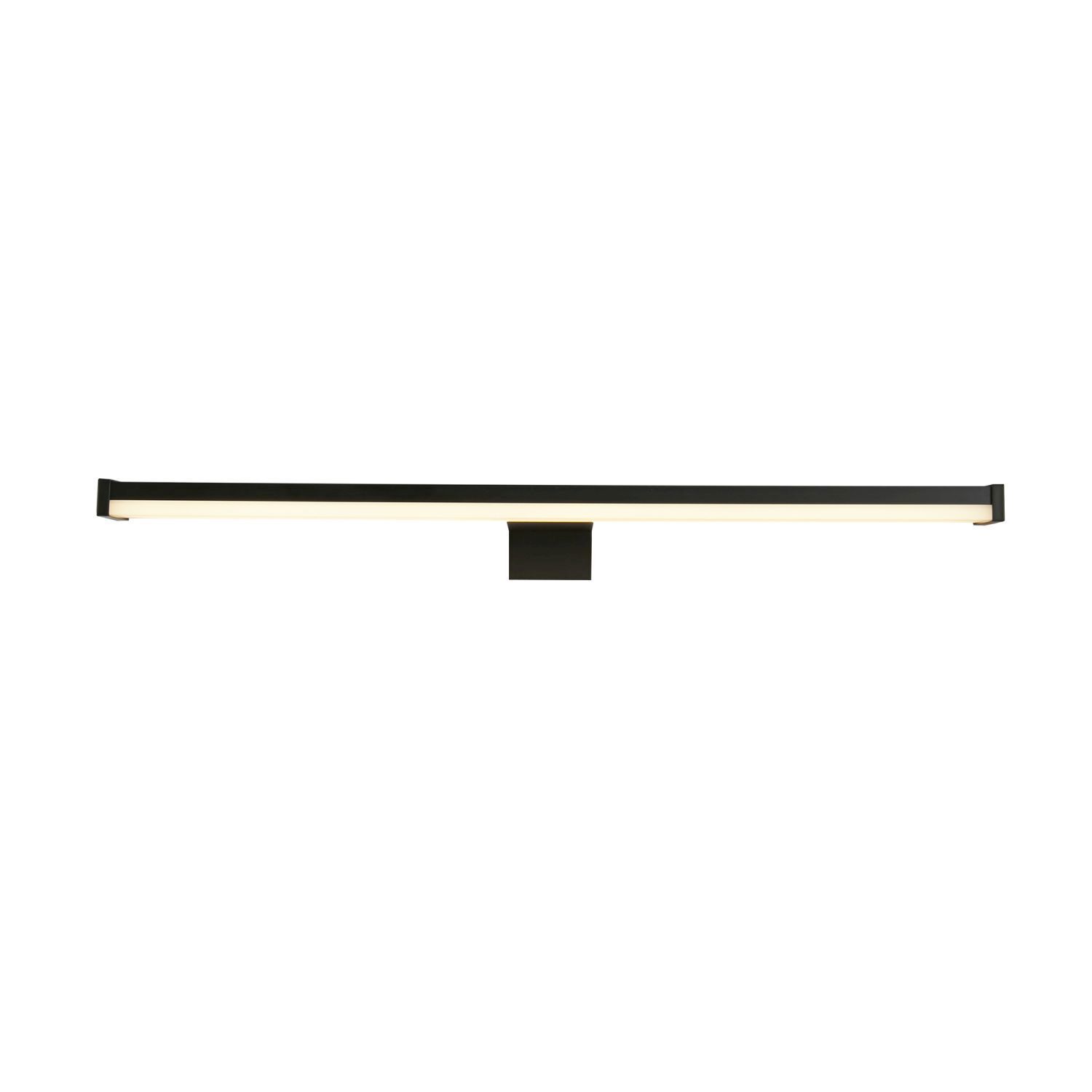 Schwarze LED Spiegelleuchte Aluminium IP44 9 W 3000 K