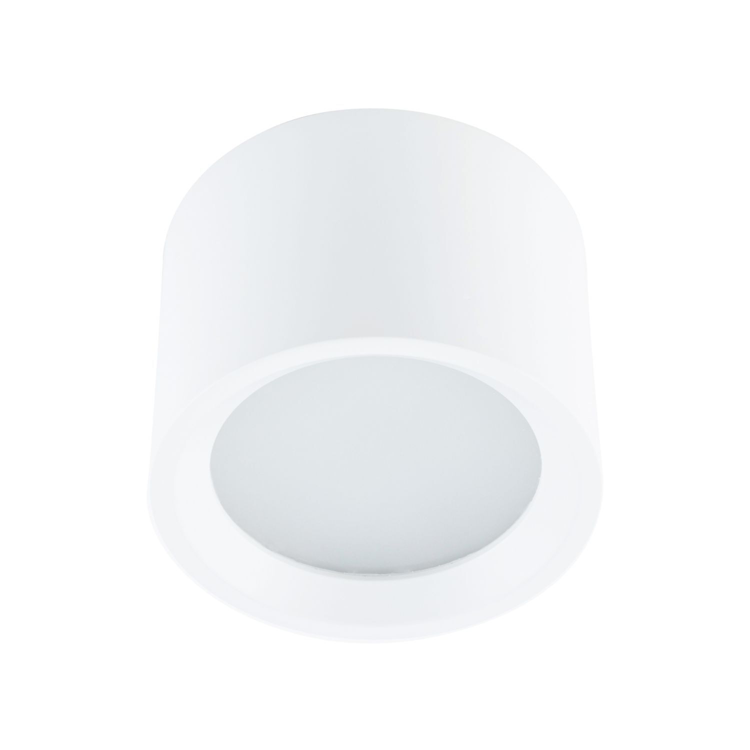 Deckenleuchte Bad Weiß IP54 GX53 Ø 8,5 cm Aluminium klein