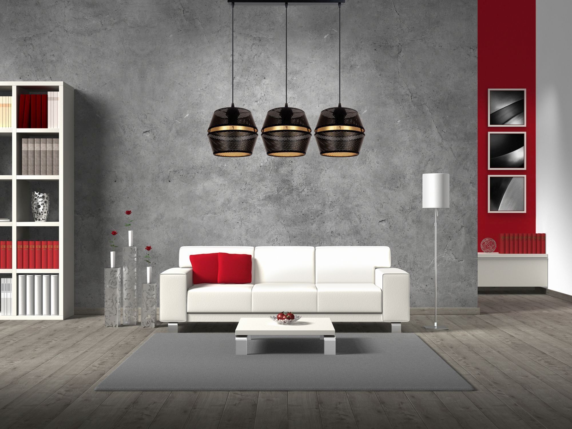 Innenarchitektur, Wohnzimmer, Couch, Lampe, Teppich