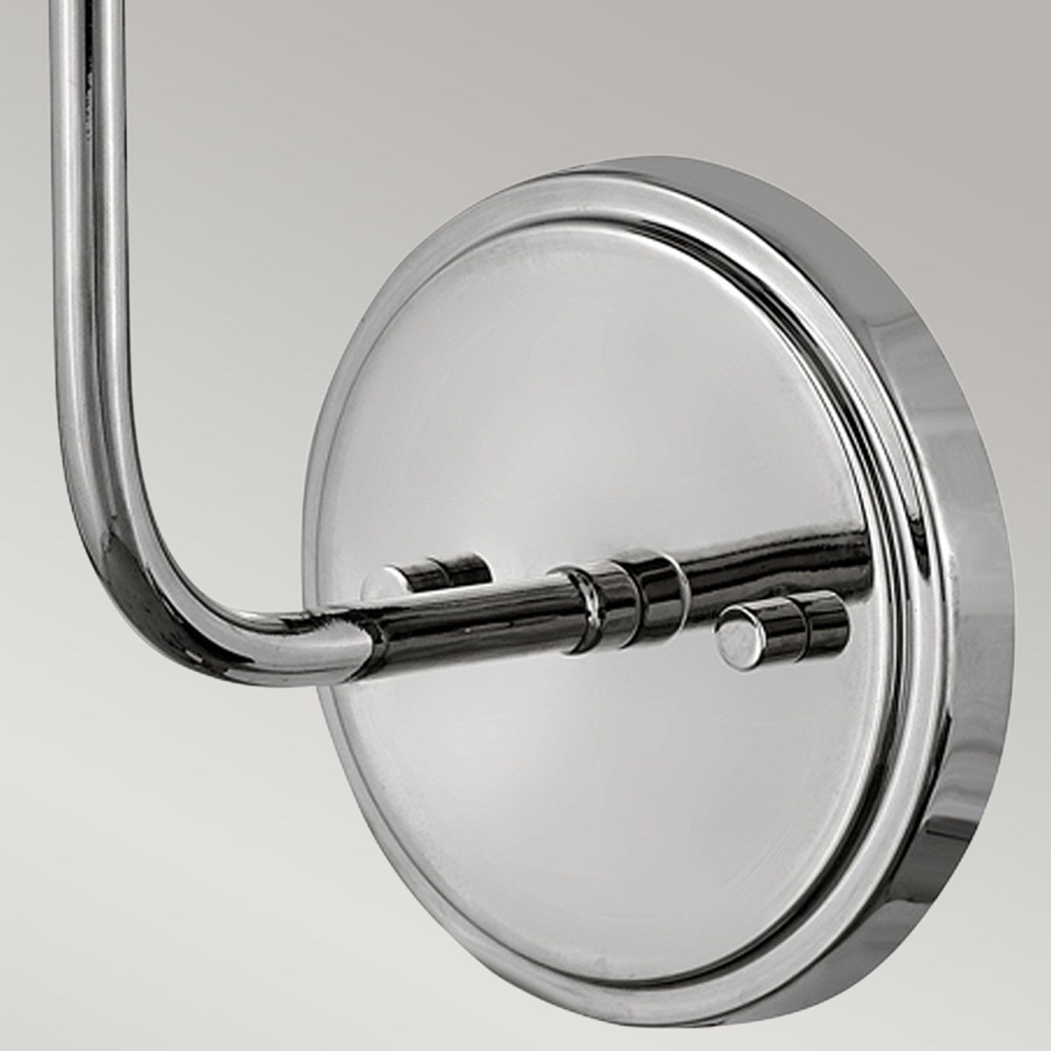 Wandleuchte mit Schalter Metall 40 cm hoch Nickel Weiß Wandleuchte mit Schalter Metall 40 cm hoch Nickel Weiß