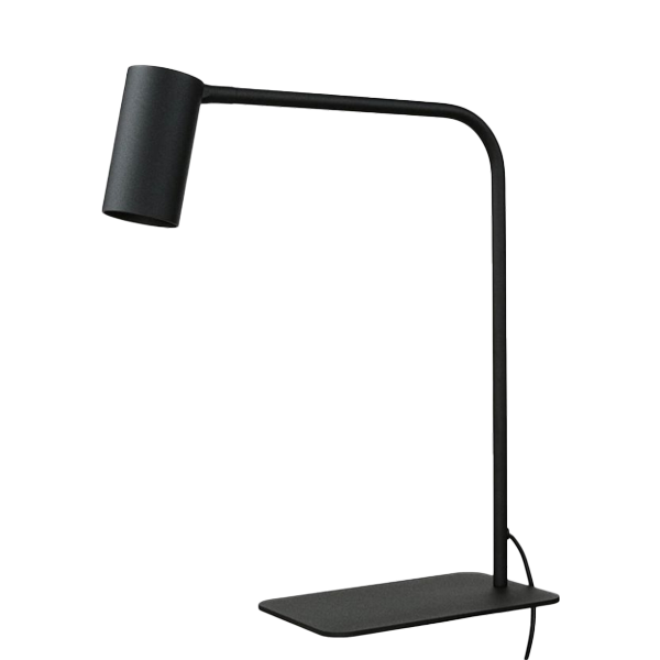 Tischlampe, LED Lampe, Schreibtischleuchte, Modern, Schwarz