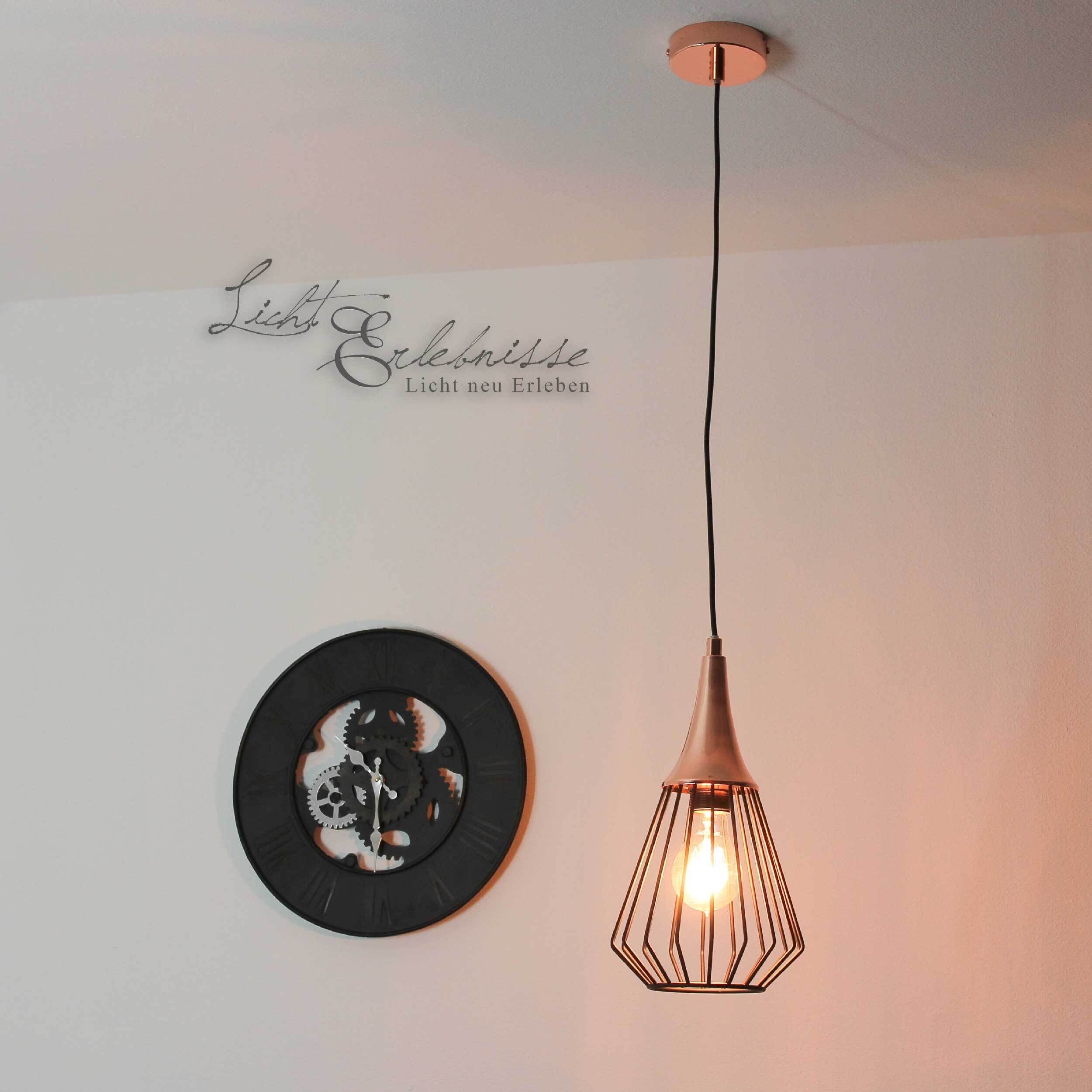 Hängeleuchte in Kupfer Lampe, Kronleuchter