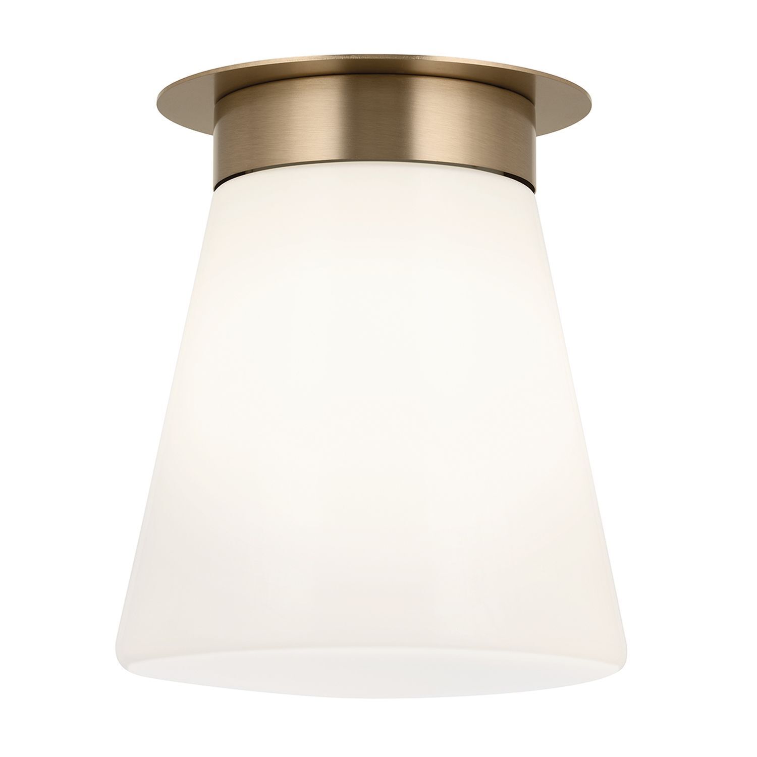 Deckenlampe klein B: 21,6 cm E27 Metall Glas in Bronze Weiß