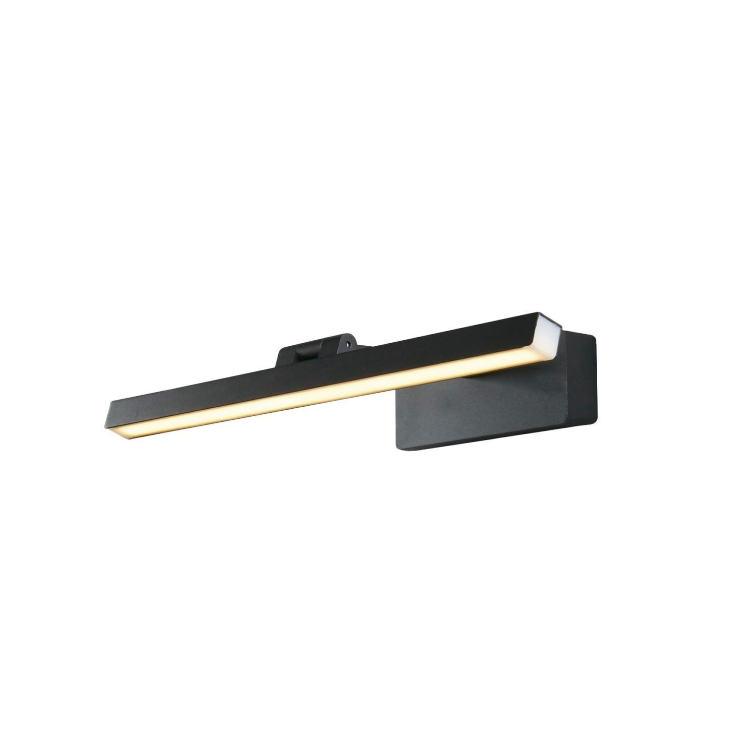 LED Bilderleuchte Schwarz B: 39 cm Metall 3000 K