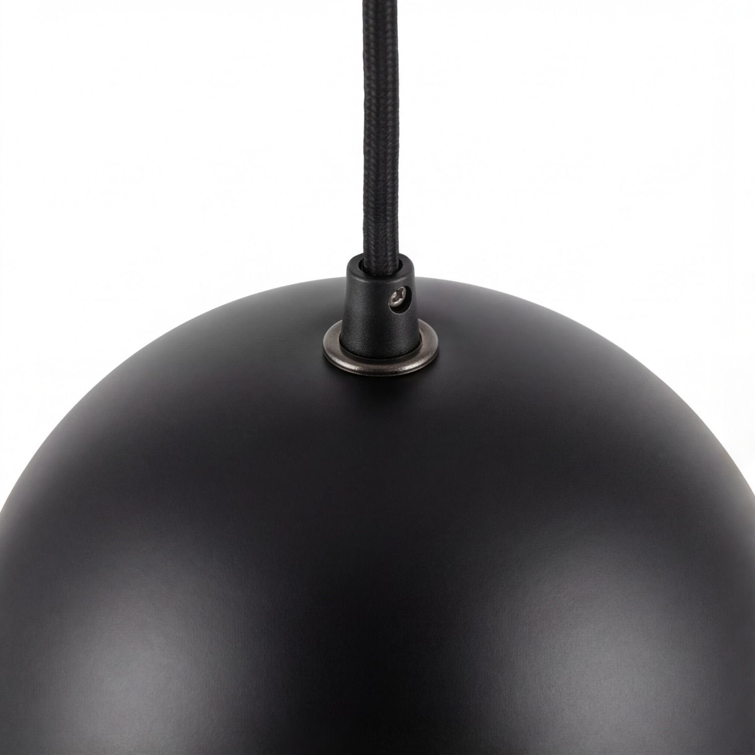 Hängeleuchte Schwarz Gold 3-flammig E27 verstellbar hängenlampe, schwarze kuppel, kordensependant, metall-fassung, runde schirm