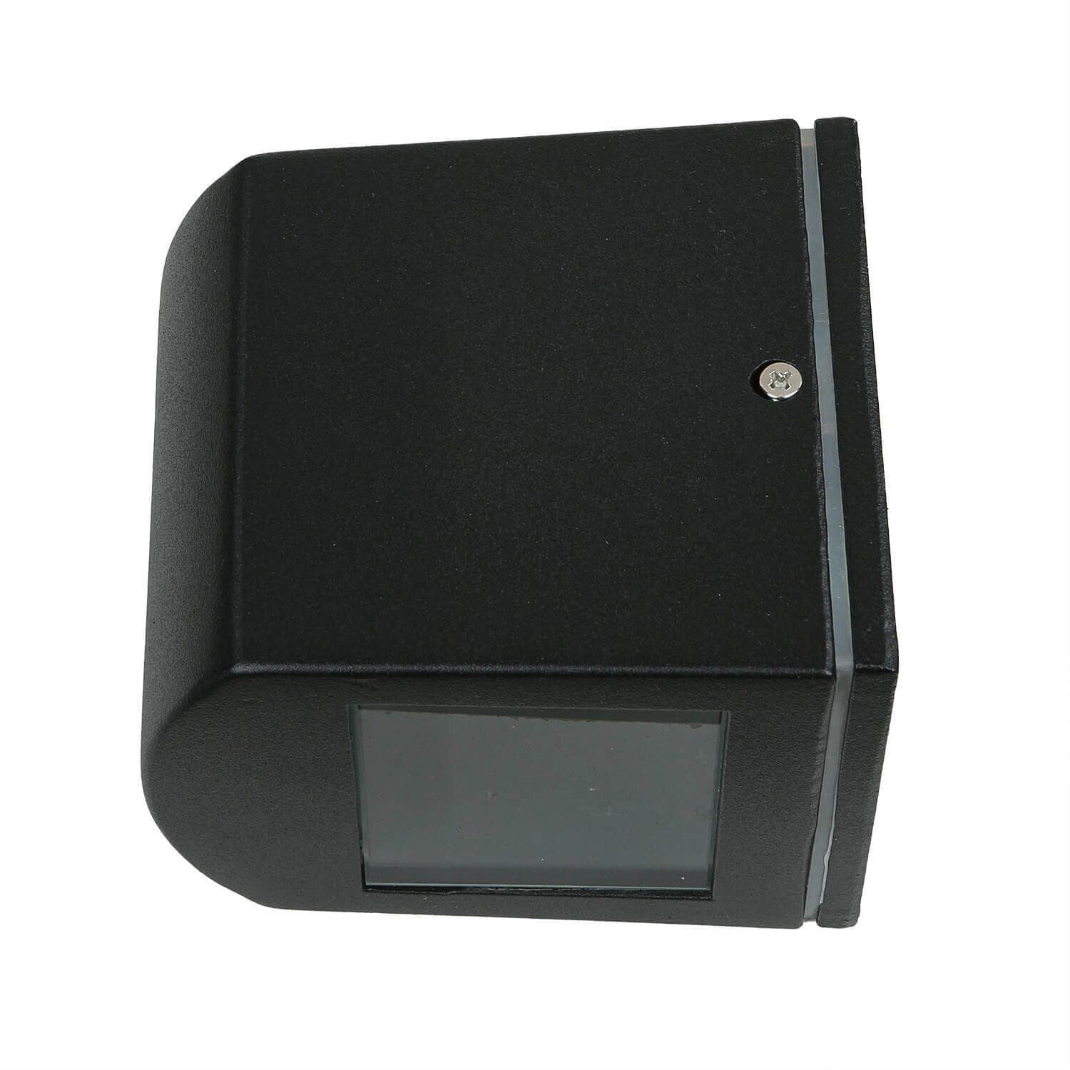 Außenleuchte Schwarz IP44 Up Down Aluminium Glas klein Adapter, Elektronik