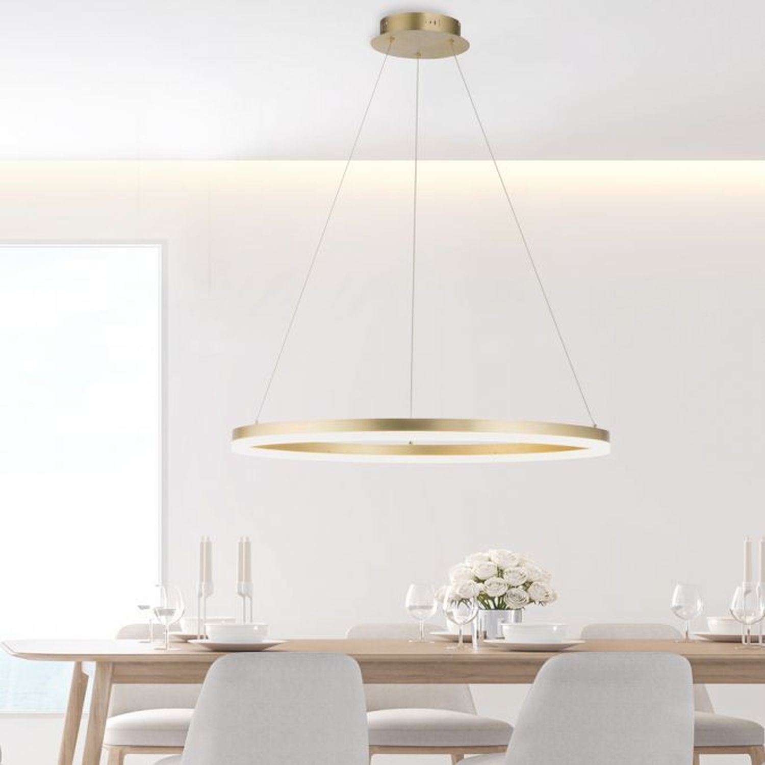 Speisesaal, Esstisch, Tisch, Lampe, Kronleuchter