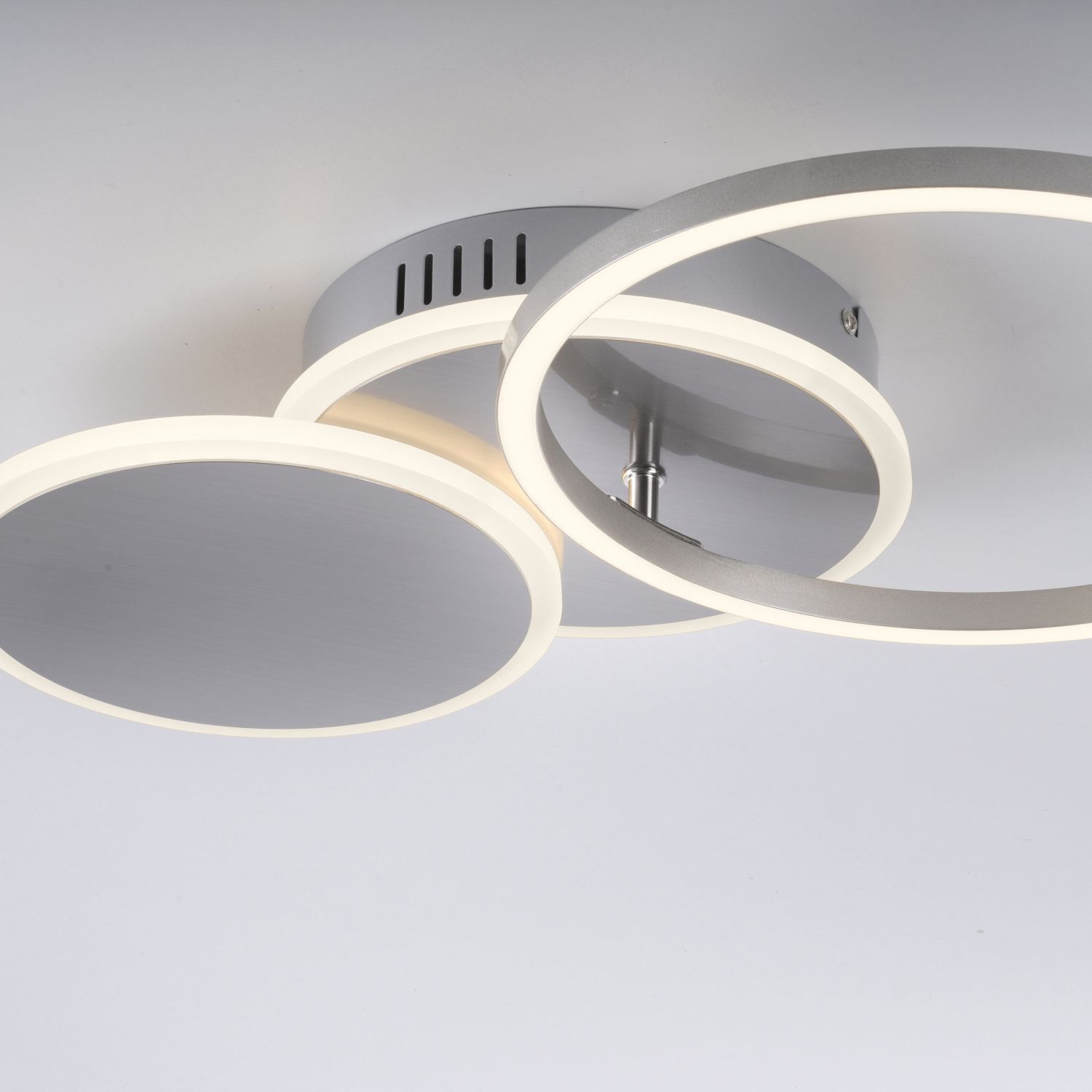 LED Deckenlampe in Stahl Metall warmweiß 26 W beweglich