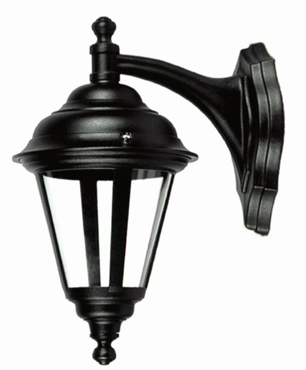 Außen Wandlampe Schwarz Rustikal Aluminium IP44 ELEANOR