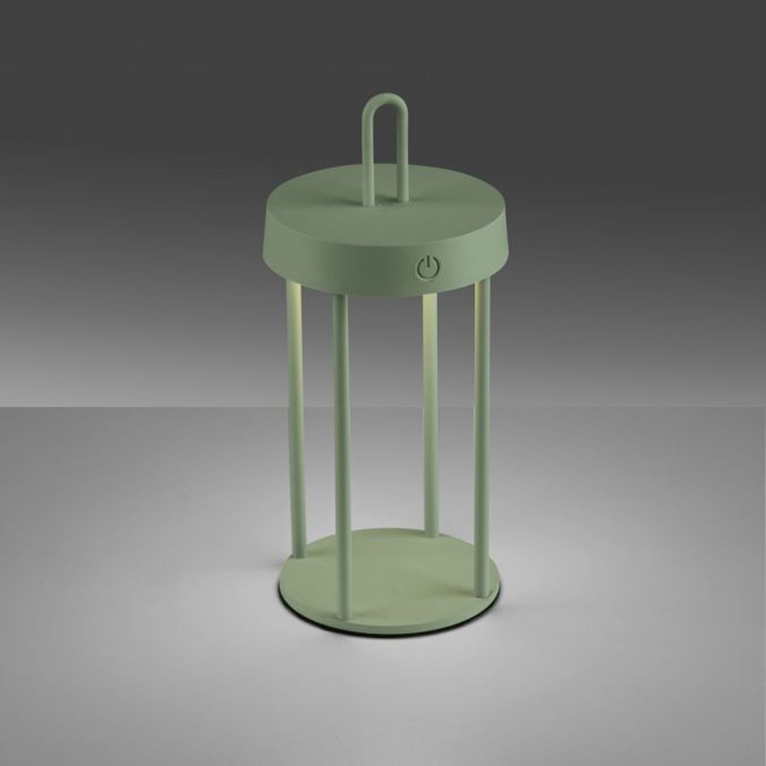 LED Akku Tischleuchte Aluminium dimmbar IP44 2 W Grün