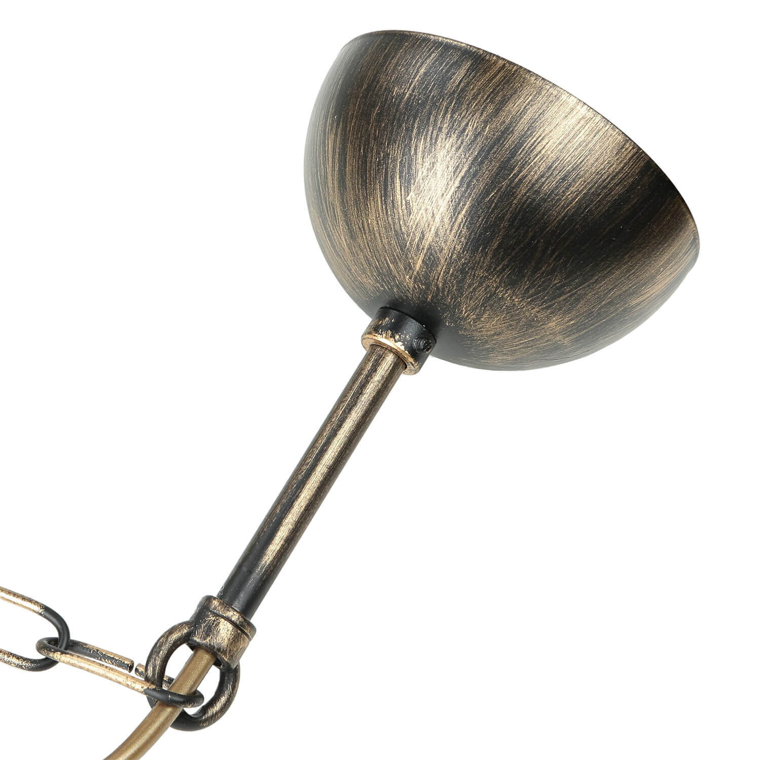 Pendelleuchte in Braun antik L:74cm Esstisch Lampe Lampe, Lampenschirm