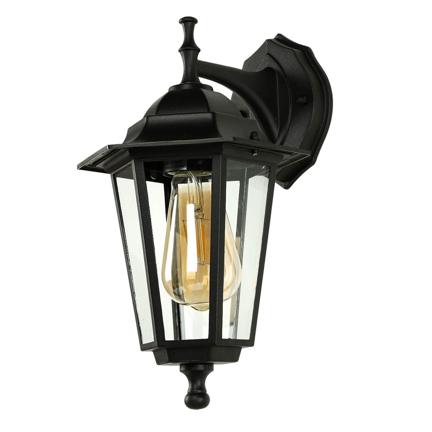 Wandlaterne für aussen PARIS schwarz wetterfest Lampe, Leuchte