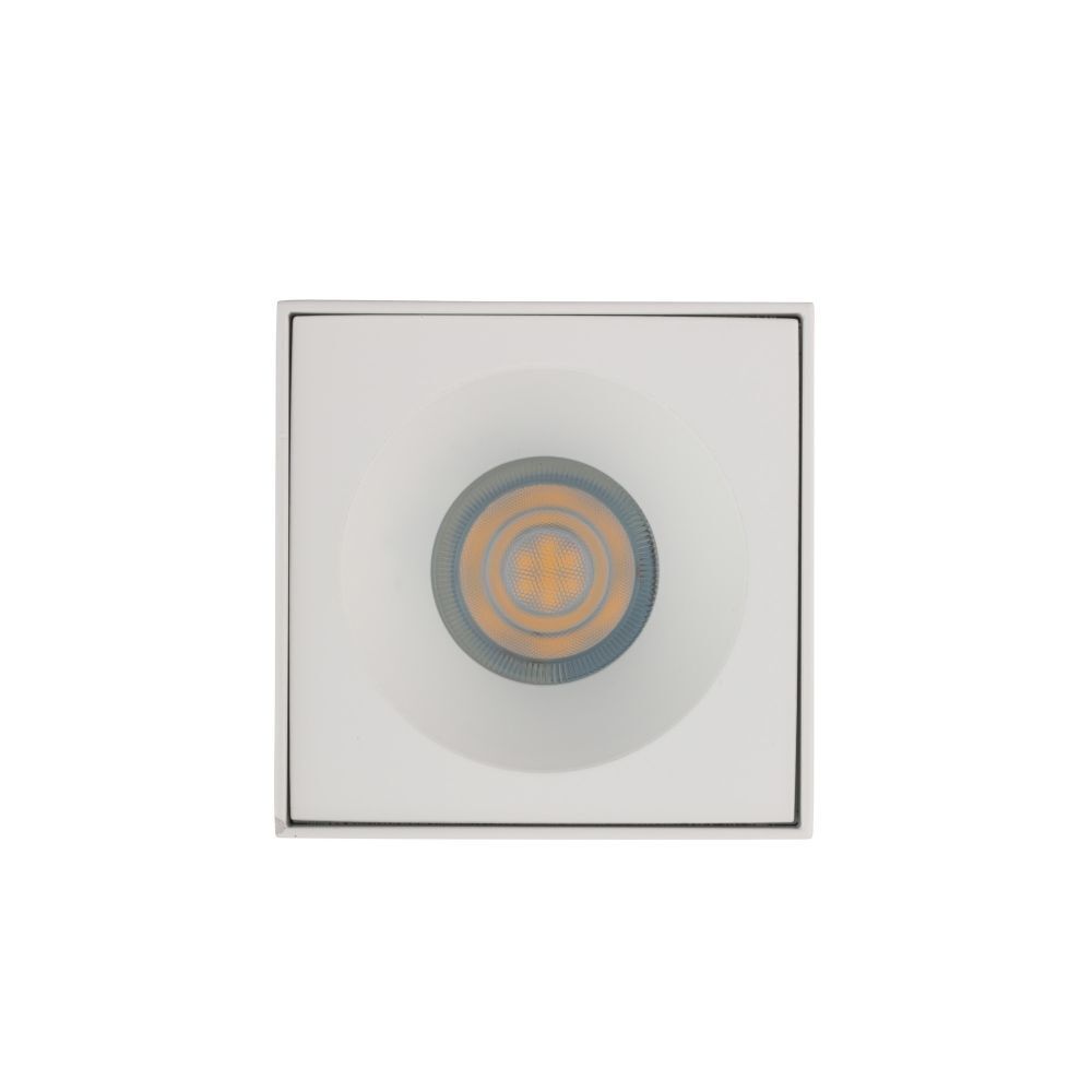 Deckenspot Aluminium Glas IP54 GU10 akzentuiert