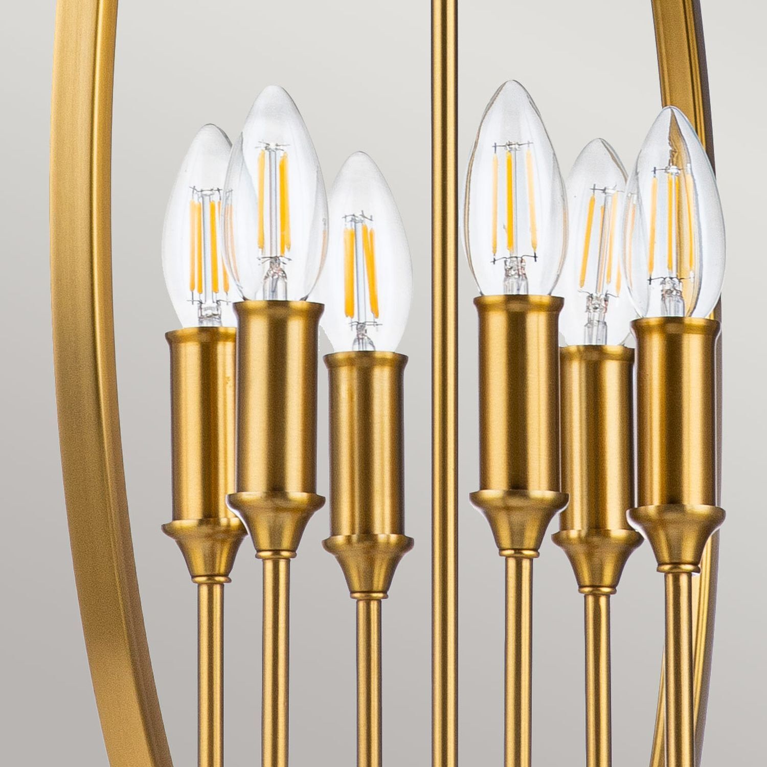 Pendelleuchte Metall E14 rund D: 62,2 cm Modern