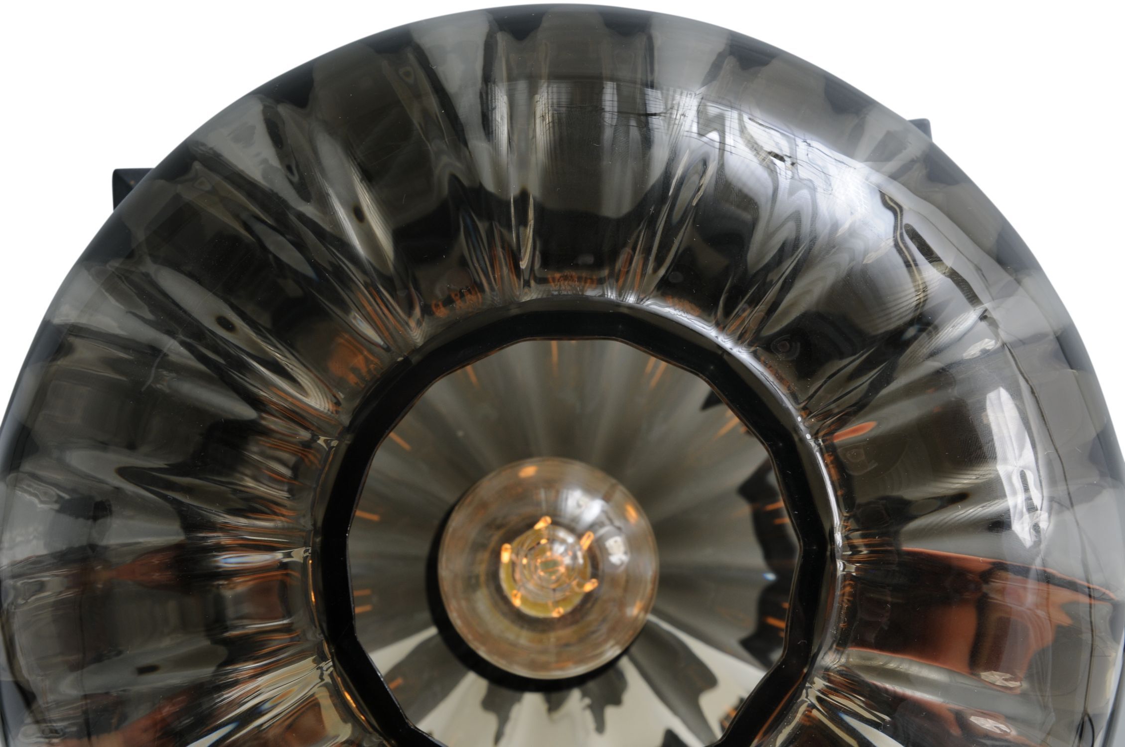 Kleine Stehleuchte Glas Metall 138 cm Schwarz E27