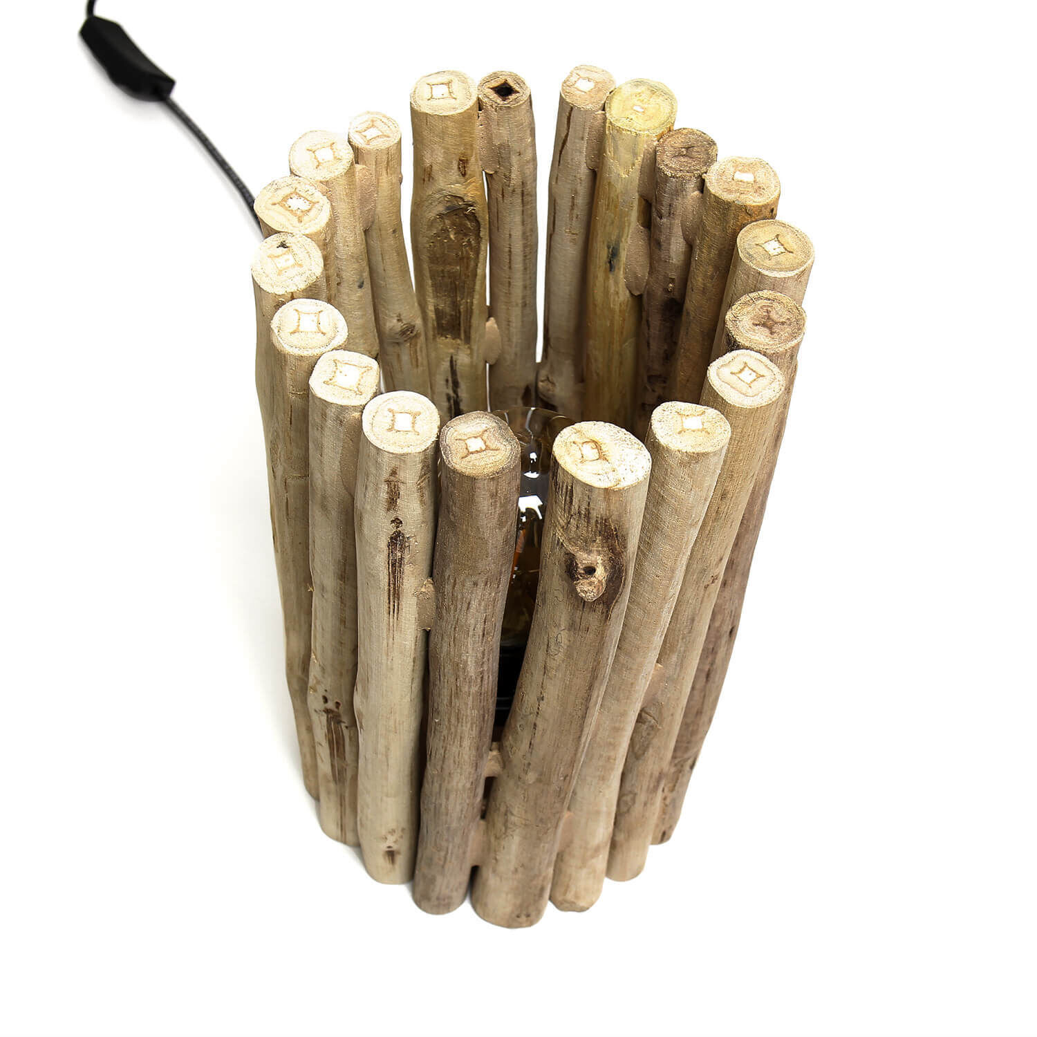 Design Tischlampe Treibholz Unikat Handarbeit E27 Holz, Pflanze, Baum