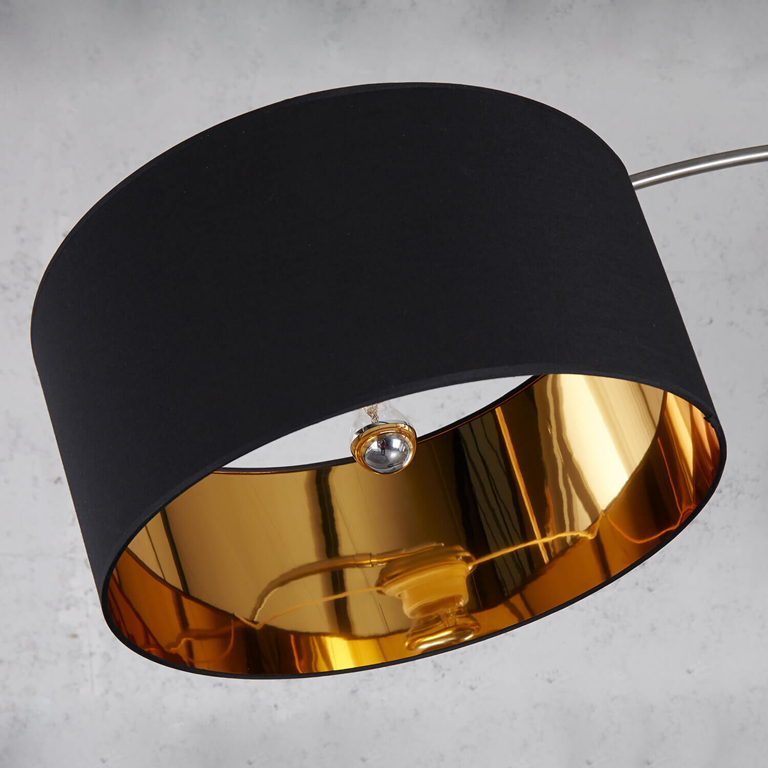 Stehlampe Bogenleuchte Dimmbar flexibel ausziehbar Lampe, Lampenschirm